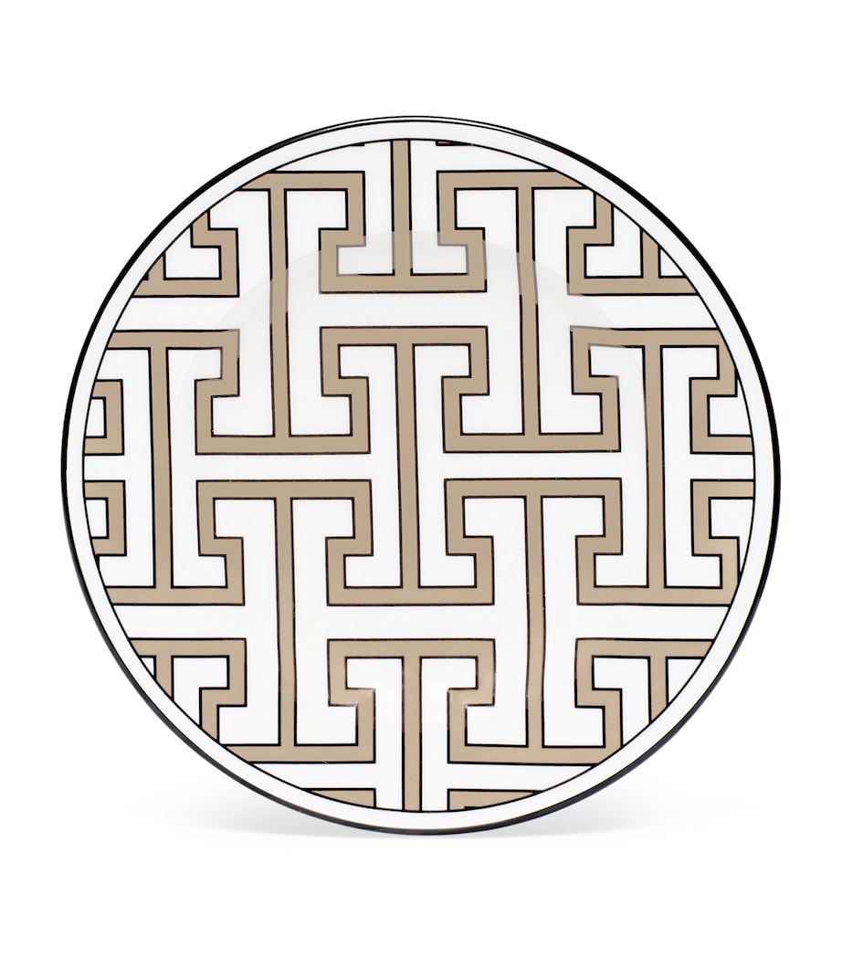 Maze Tea Plate (16.5cm) TRUFFLE Image 1