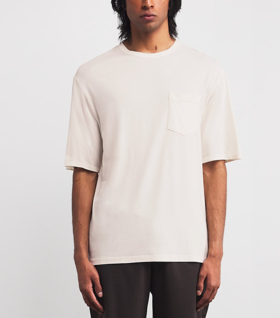 Crew-Neck T-Shirt CREAM Image 3