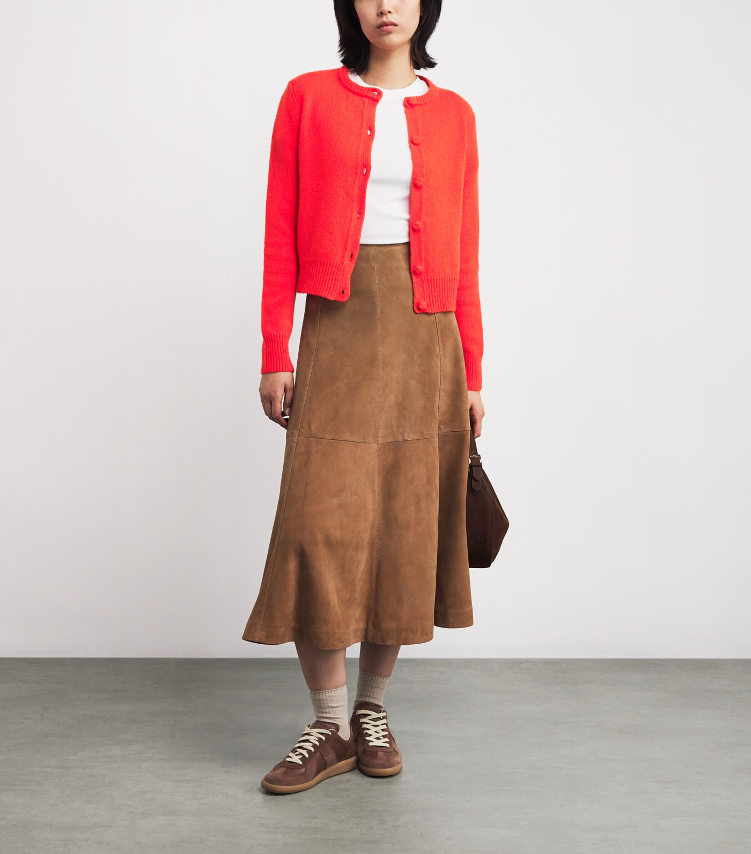 Suzie Kondi Womens Cashmere Kadria Cardigan Cherry Image 2