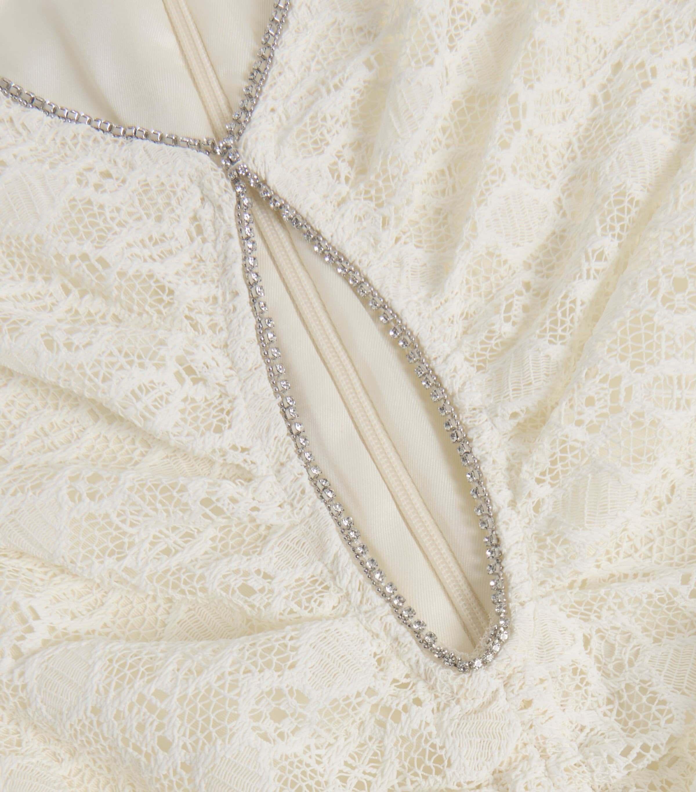 Lace Midi Dress ECRU Image 5