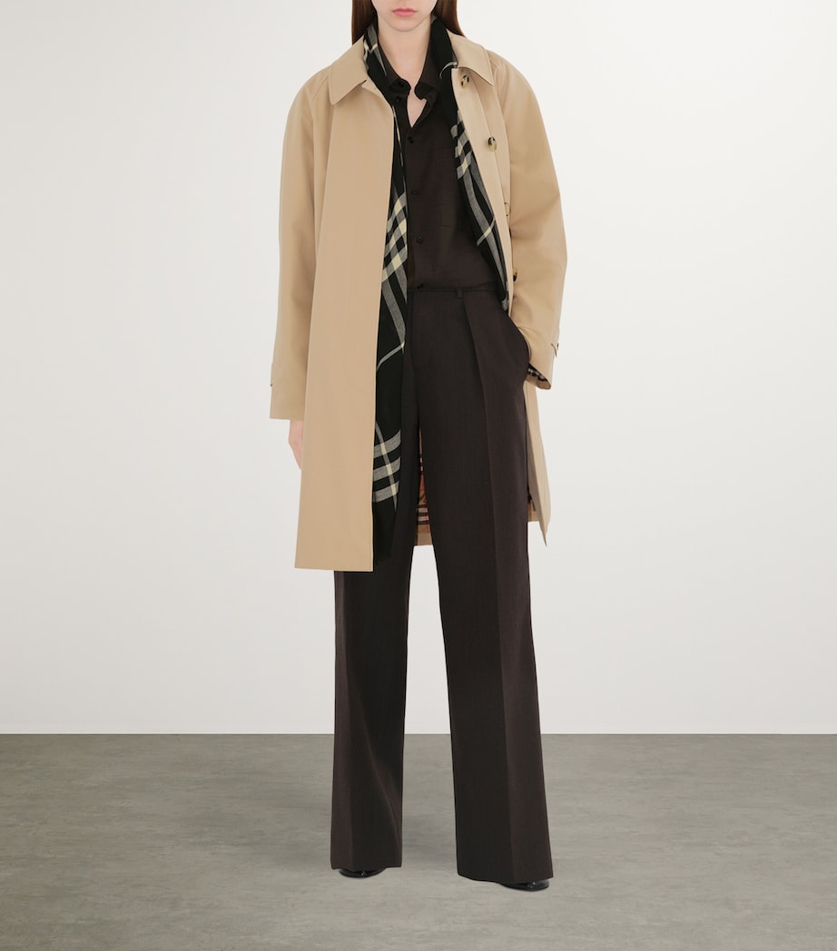 Gabardine Camden Car Coat HONEY Image 5