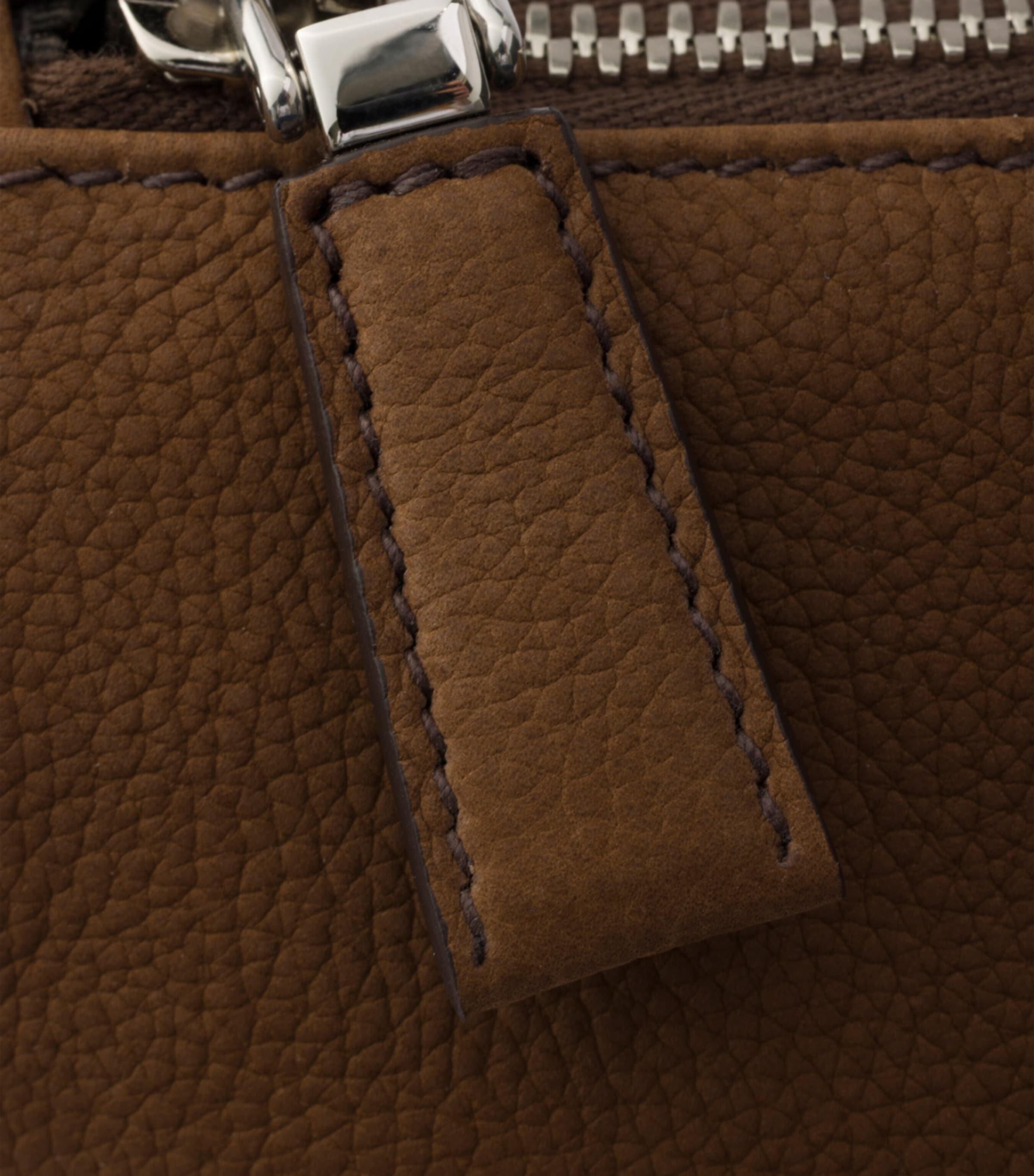 Prada Leather Satchel Brown Image 6