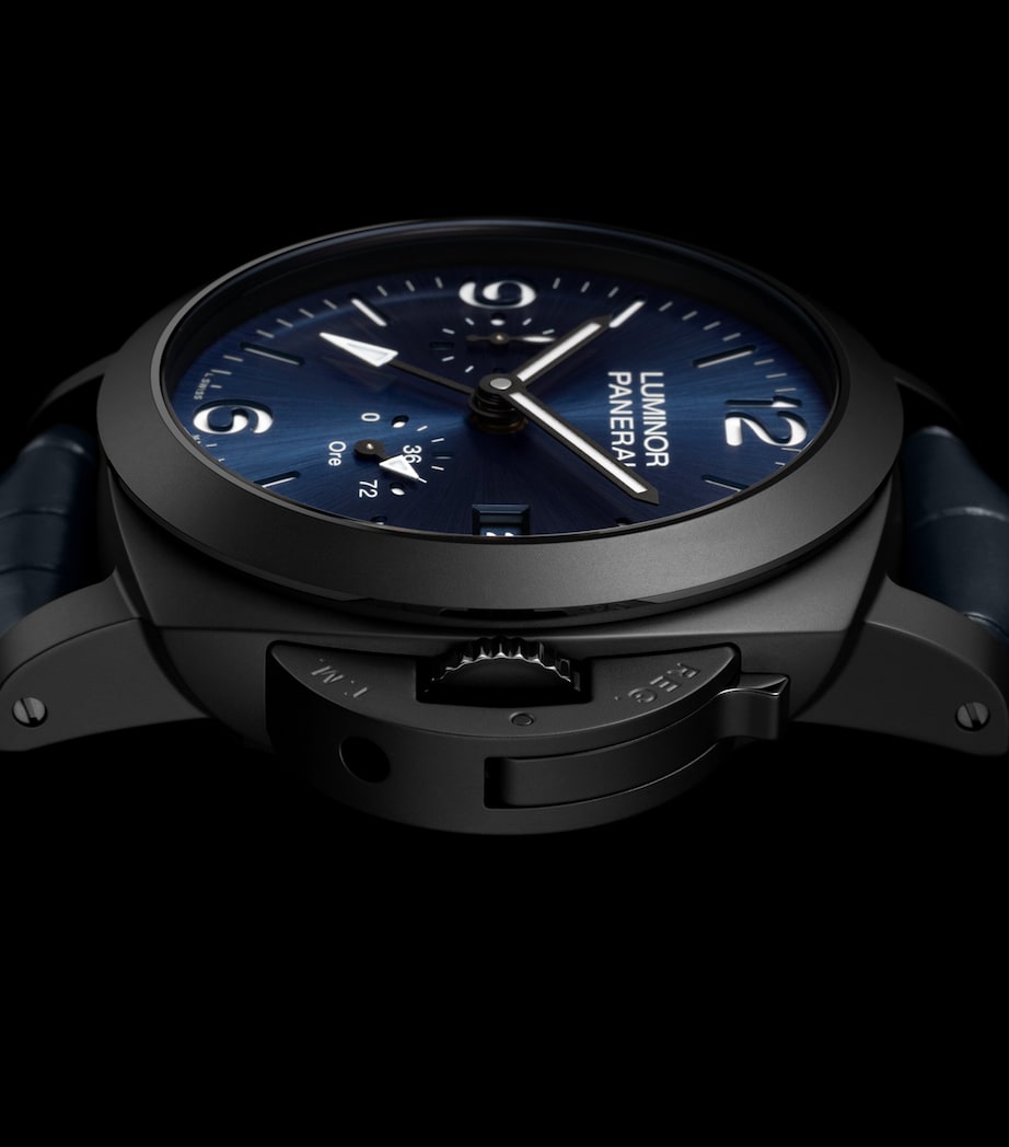 Panerai Ceramic Luminor GMT Power Reserve Watch 44mm Dark Blue Image 5