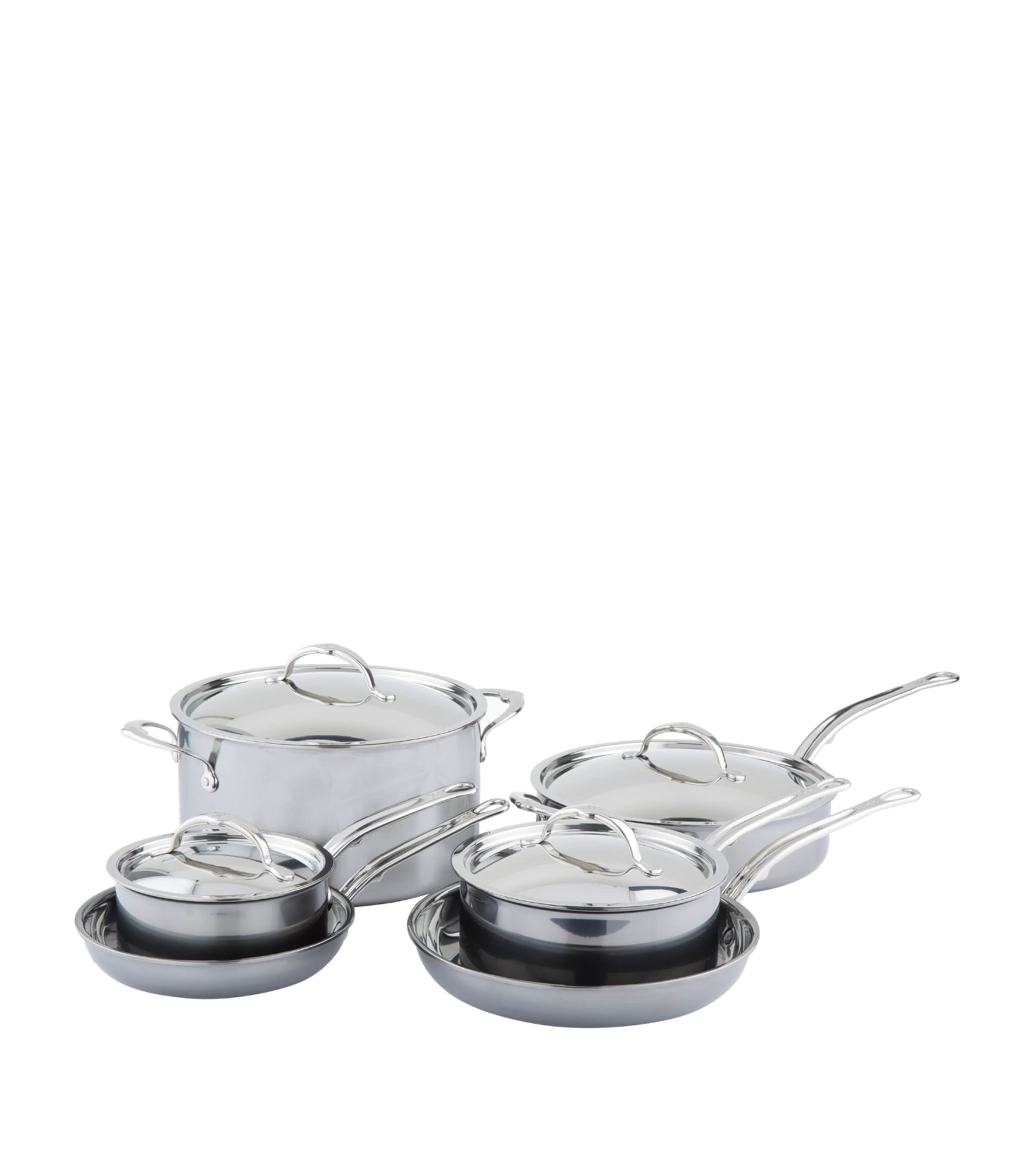 Hestan NanoBond 10-Piece Cookware Set Stainless