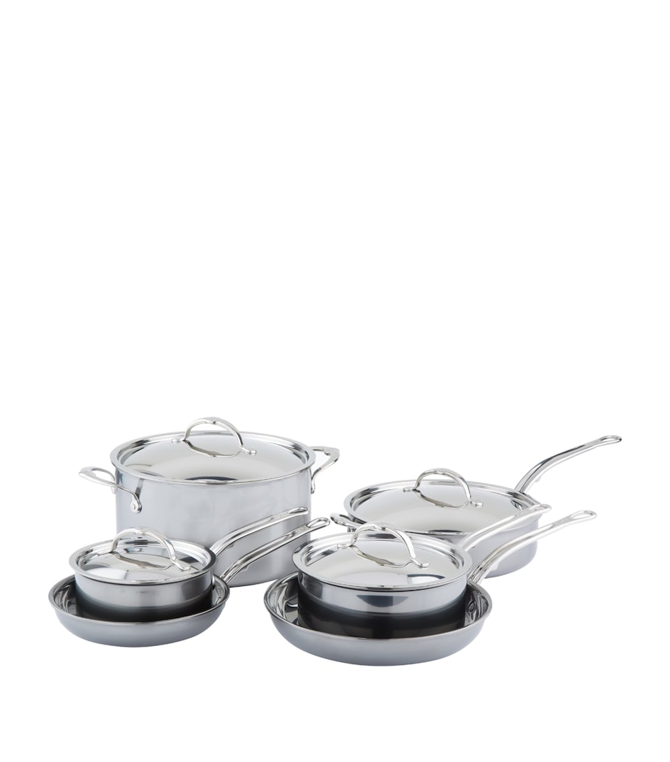 Hestan NanoBond 10-Piece Cookware Set Stainless