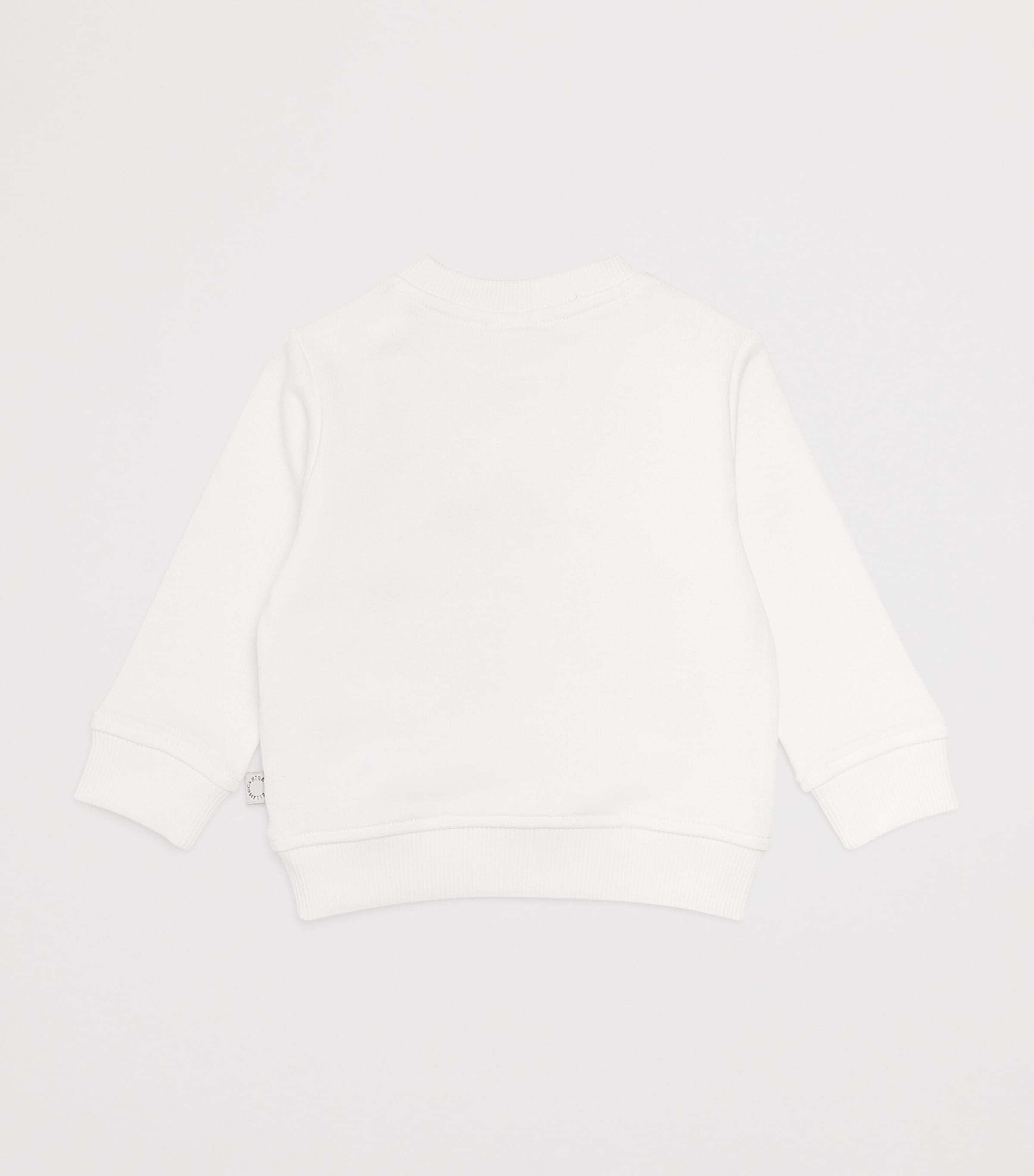 Cotton Guitar Sweatshirt (3-36 Months) 101IVORY Image 2