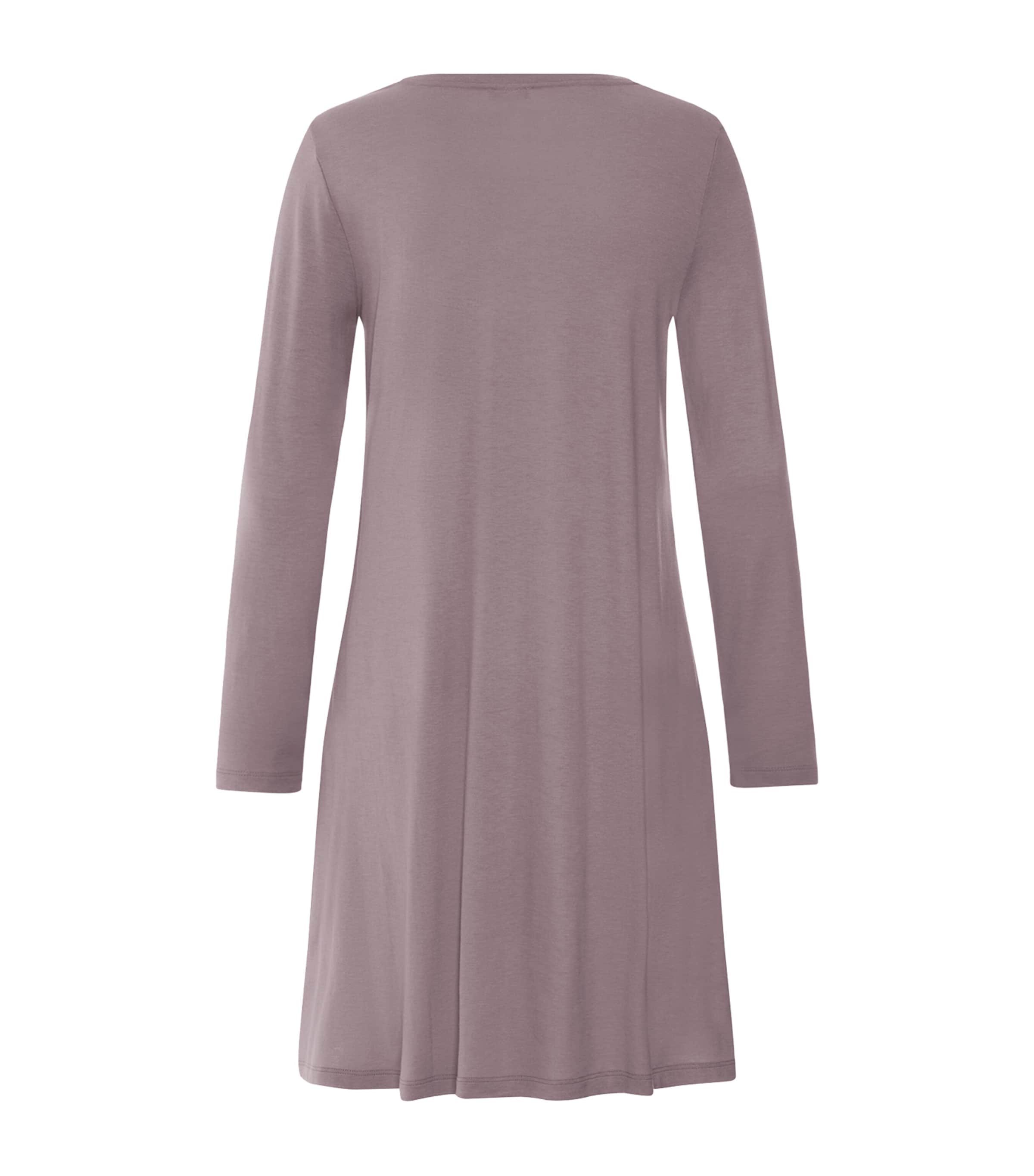 Hanro Womens Cotton-Modal Sleep & Lounge Nightdress Deep Navy Image 3