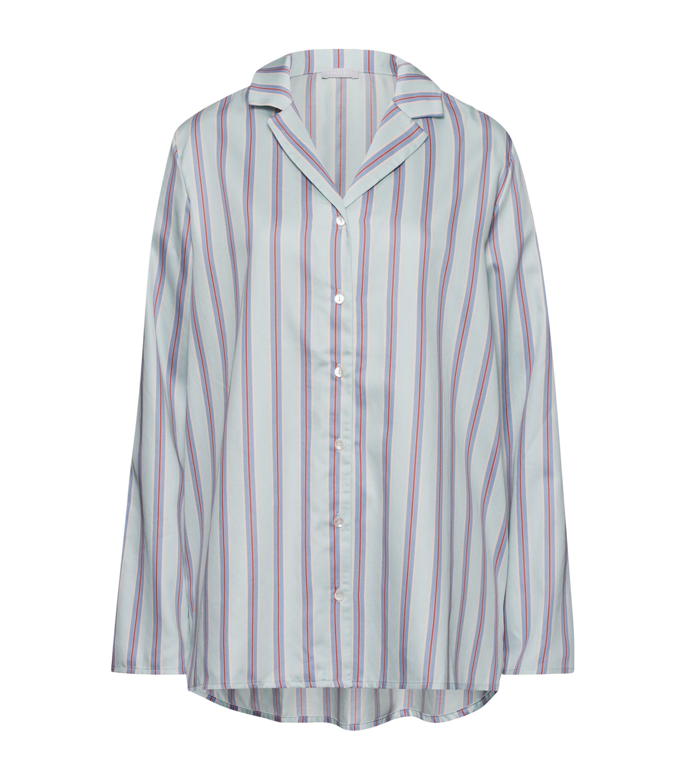 Shop Hanro Cotton Striped Pyjama Shirt