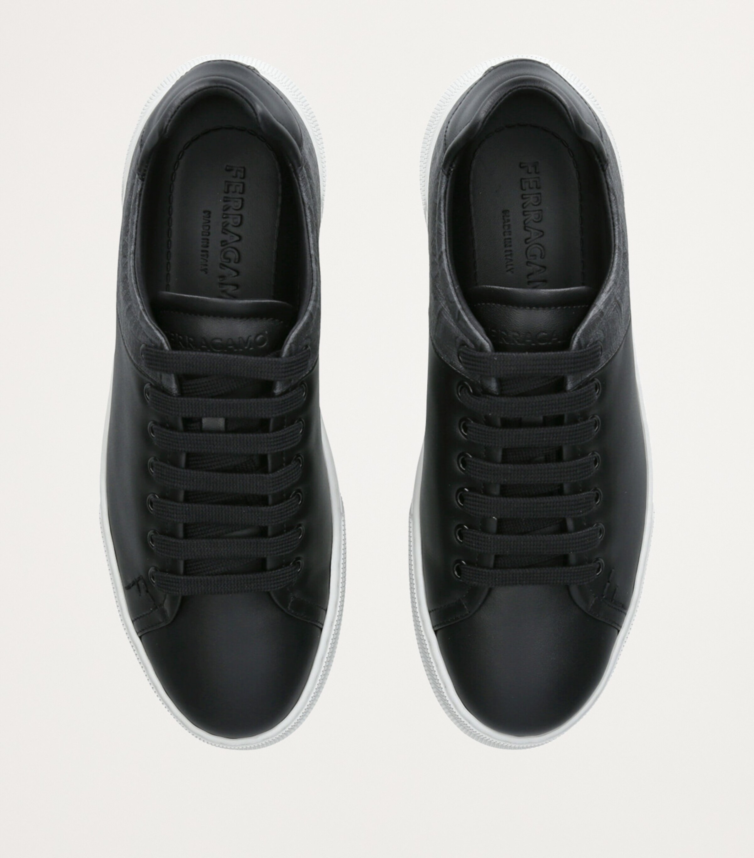 Leather Clayton Sneakers BLACK Image 4