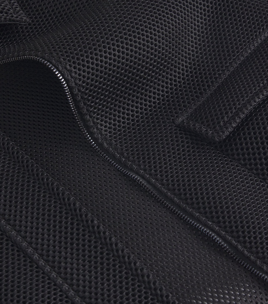 Mesh Bomber Jacket BLACK Image 5