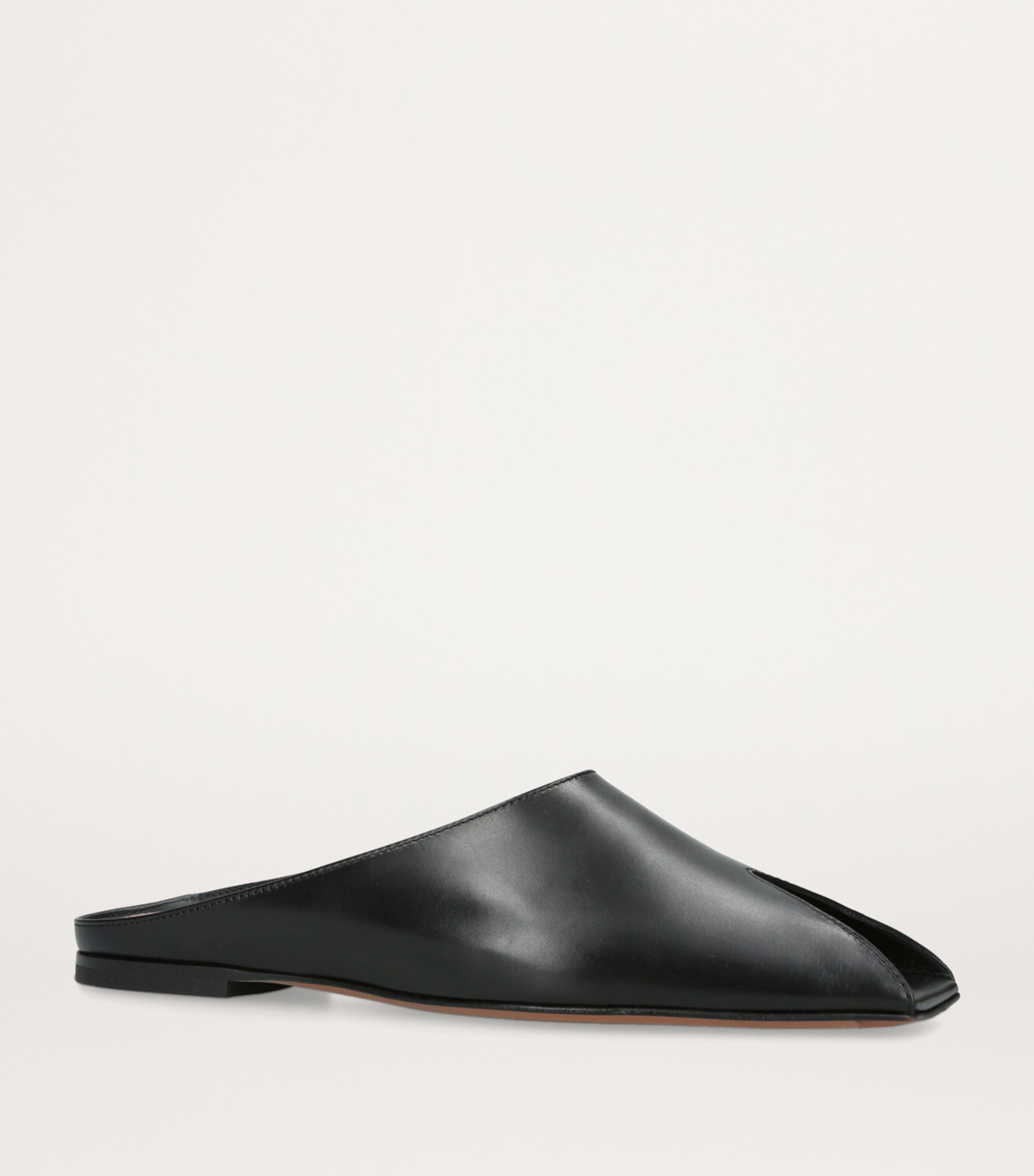 Leather Spike Mules BLACK Image 3