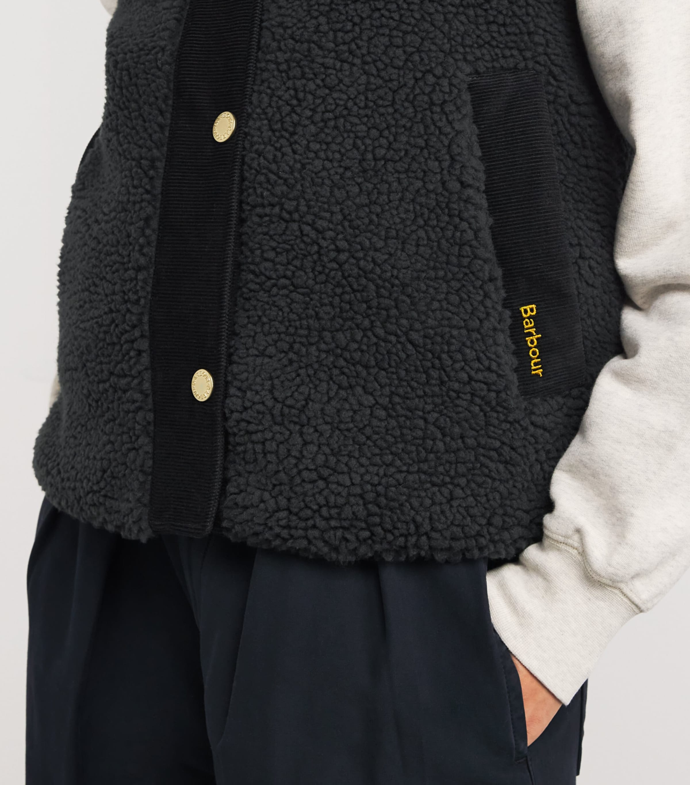 Textured Dulsie Gilet BK11 BLACK/CLASSIC Image 5