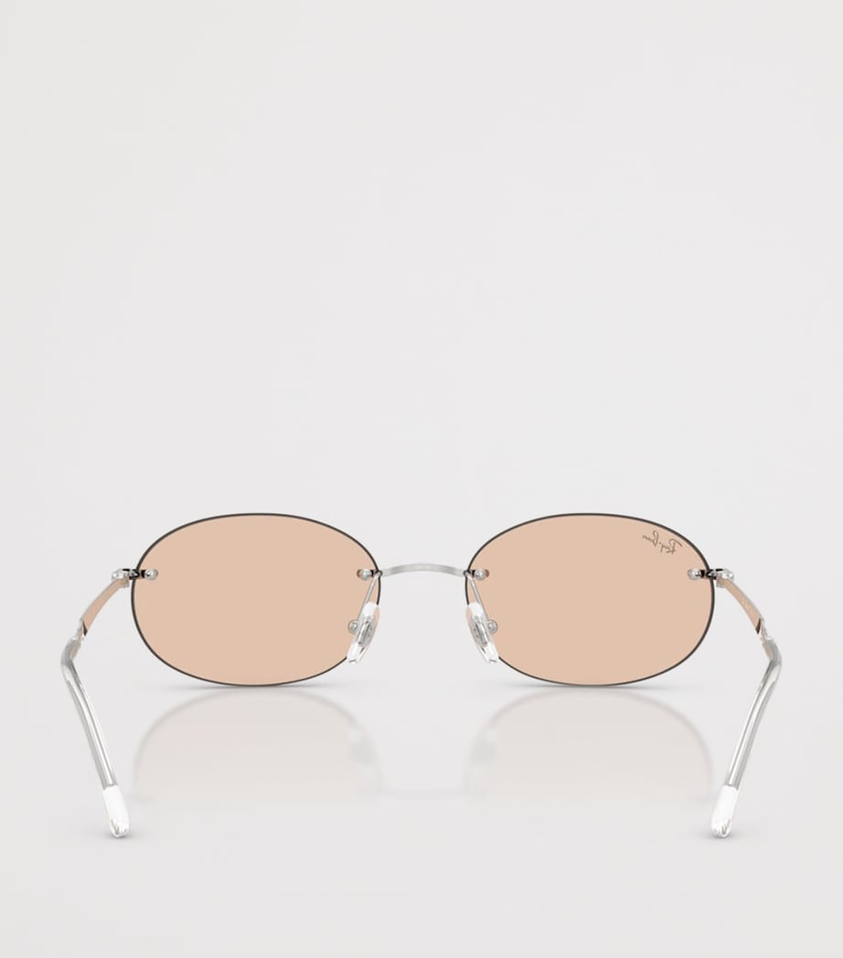 Ray-Ban RB3767 Metal Oval Sunglasses Image 4