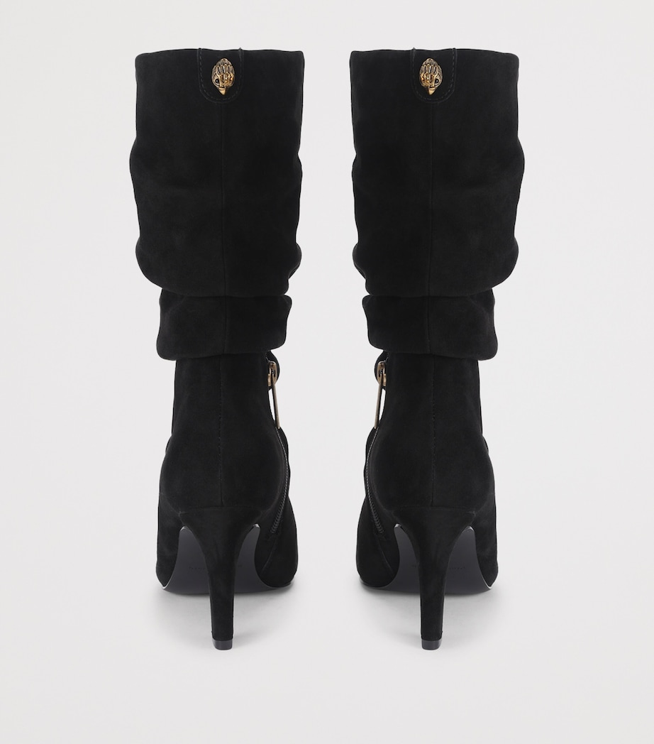Kurt Geiger London Suede Elizabeth Slouch Knee-High Boots 80 Black Image 3