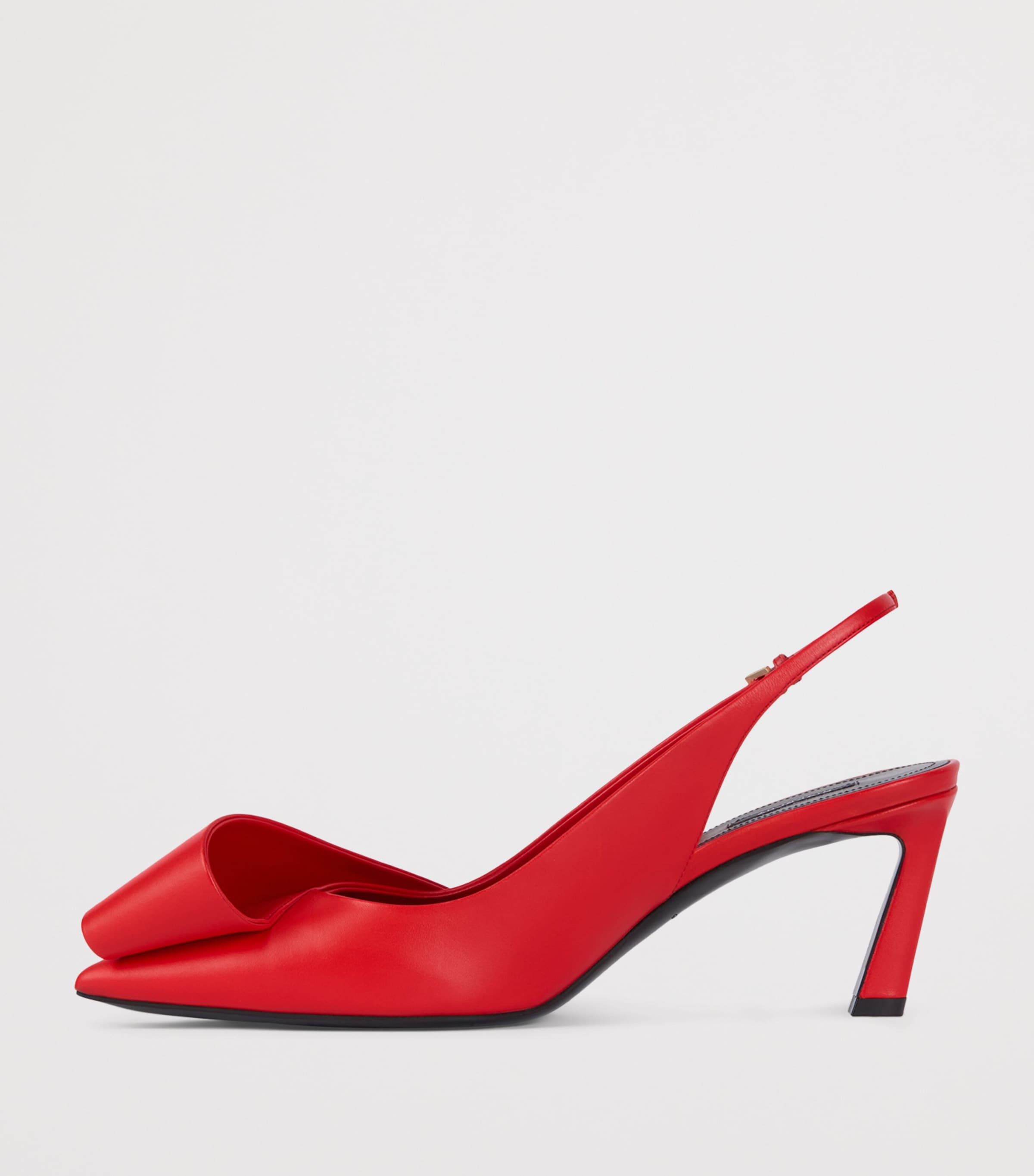Givenchy Leather Twisted Ribbon Slingback Heels 65 Image 5