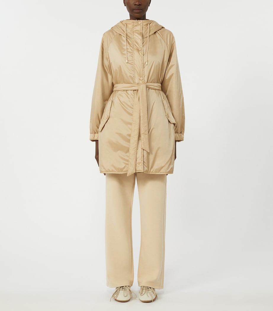 Reversible Hooded Coat BEIGE Image 3