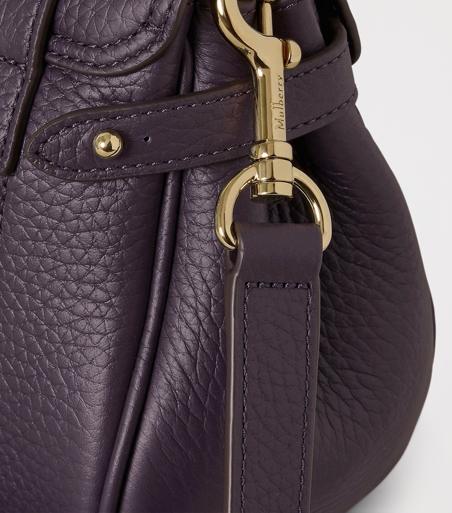 Mini Leather Alexa Cross-Body Bag DEEP AUBERGINE Image 5