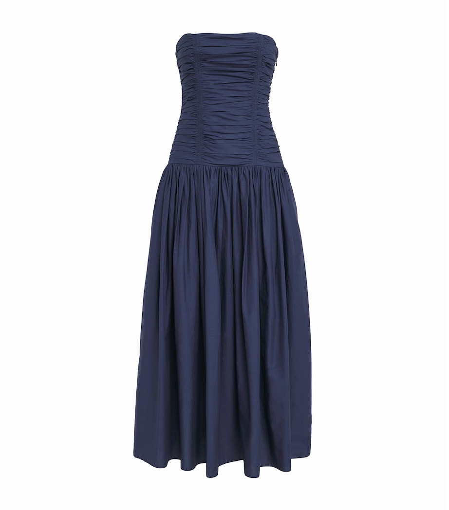 Organic Cotton Strapless Midi Dress DUSK Image 1