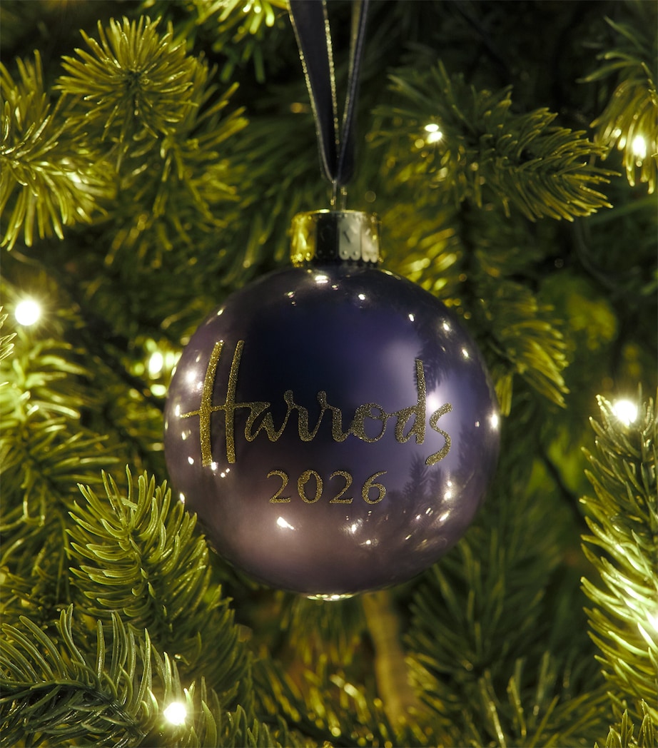 Harrods 2026 Year Bauble Navy Image 4