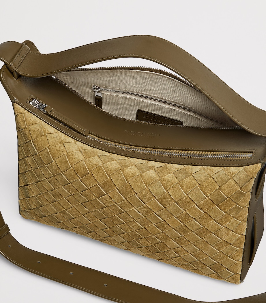 Suede Intrecciato Tribeca Cross-Body Bag 2877 Image 6
