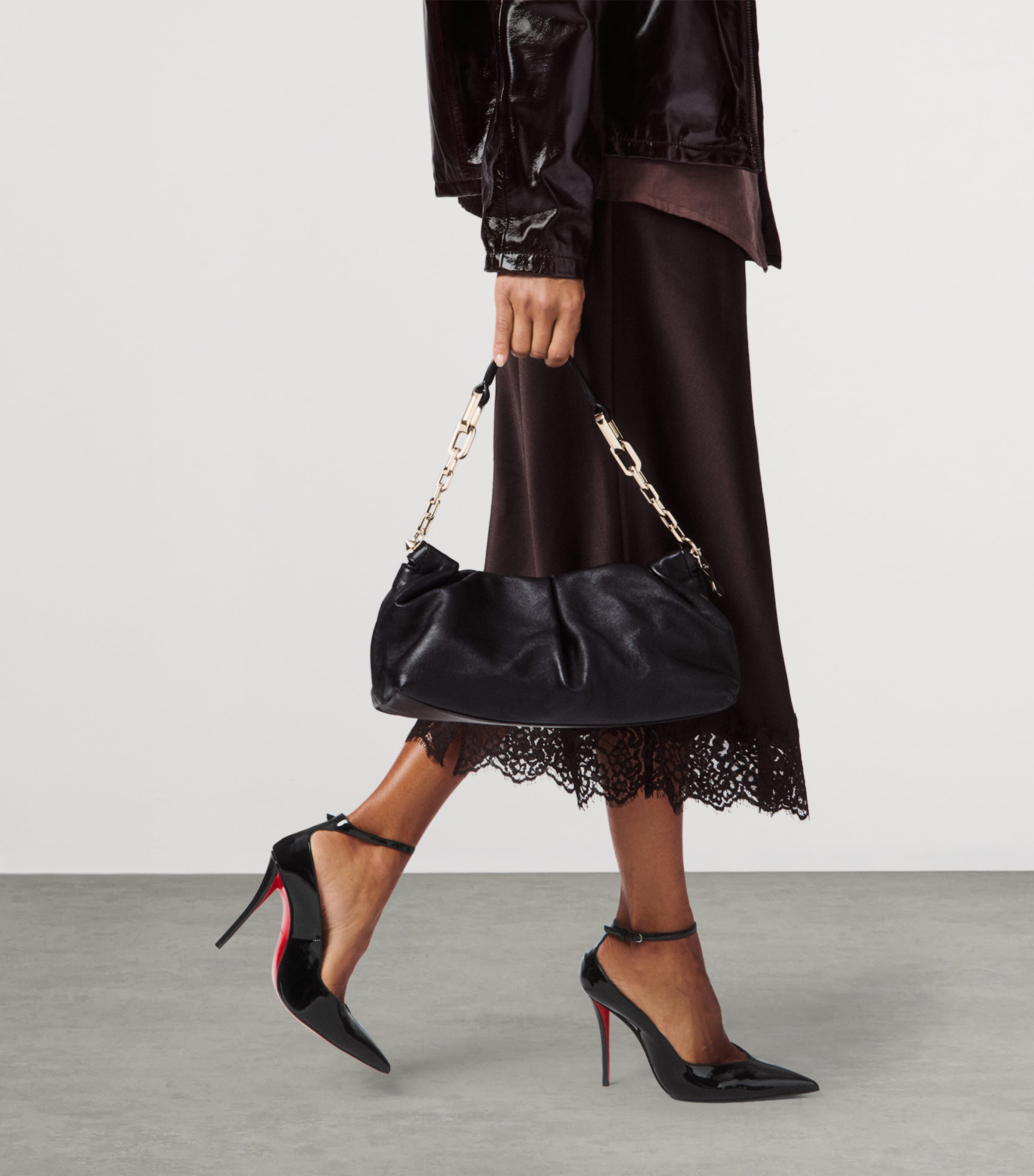 Eva Leather Shoulder Bag BK01 Image 2