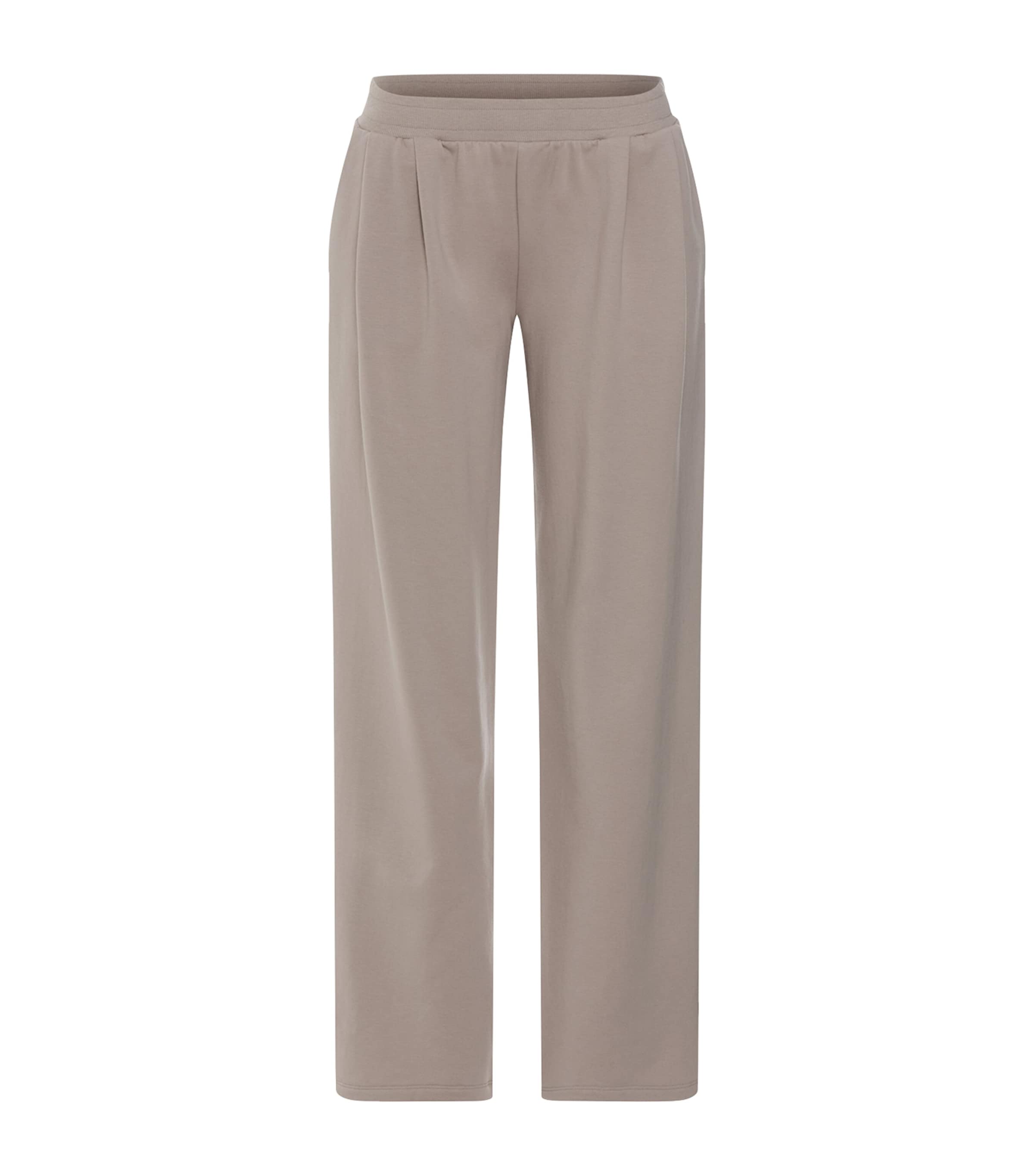 Hanro Womens Stretch-Cotton Natural Living Trousers Rose Grey Image 1