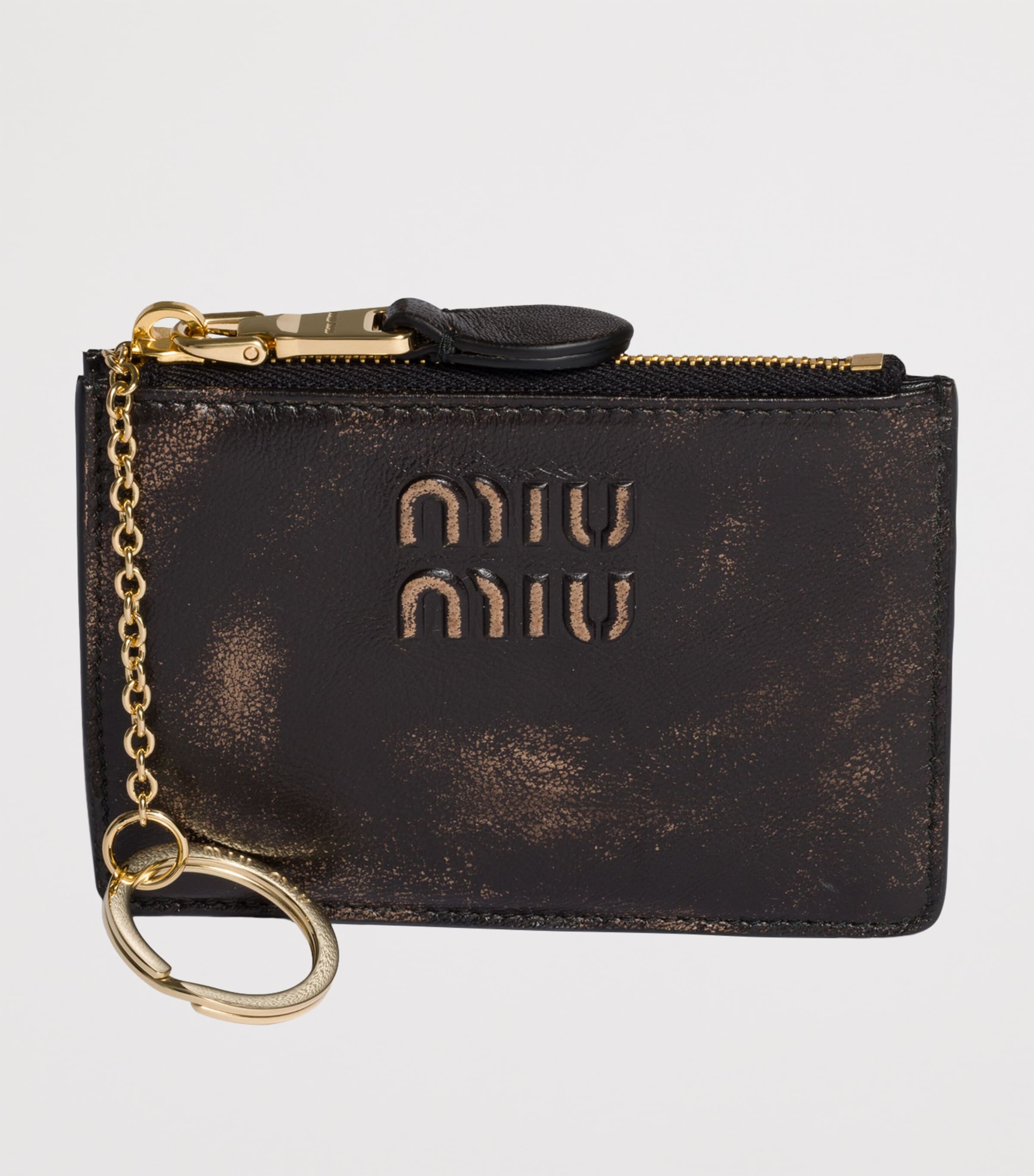 Nappa Leather Zipped Card Holder F0201 Image 3