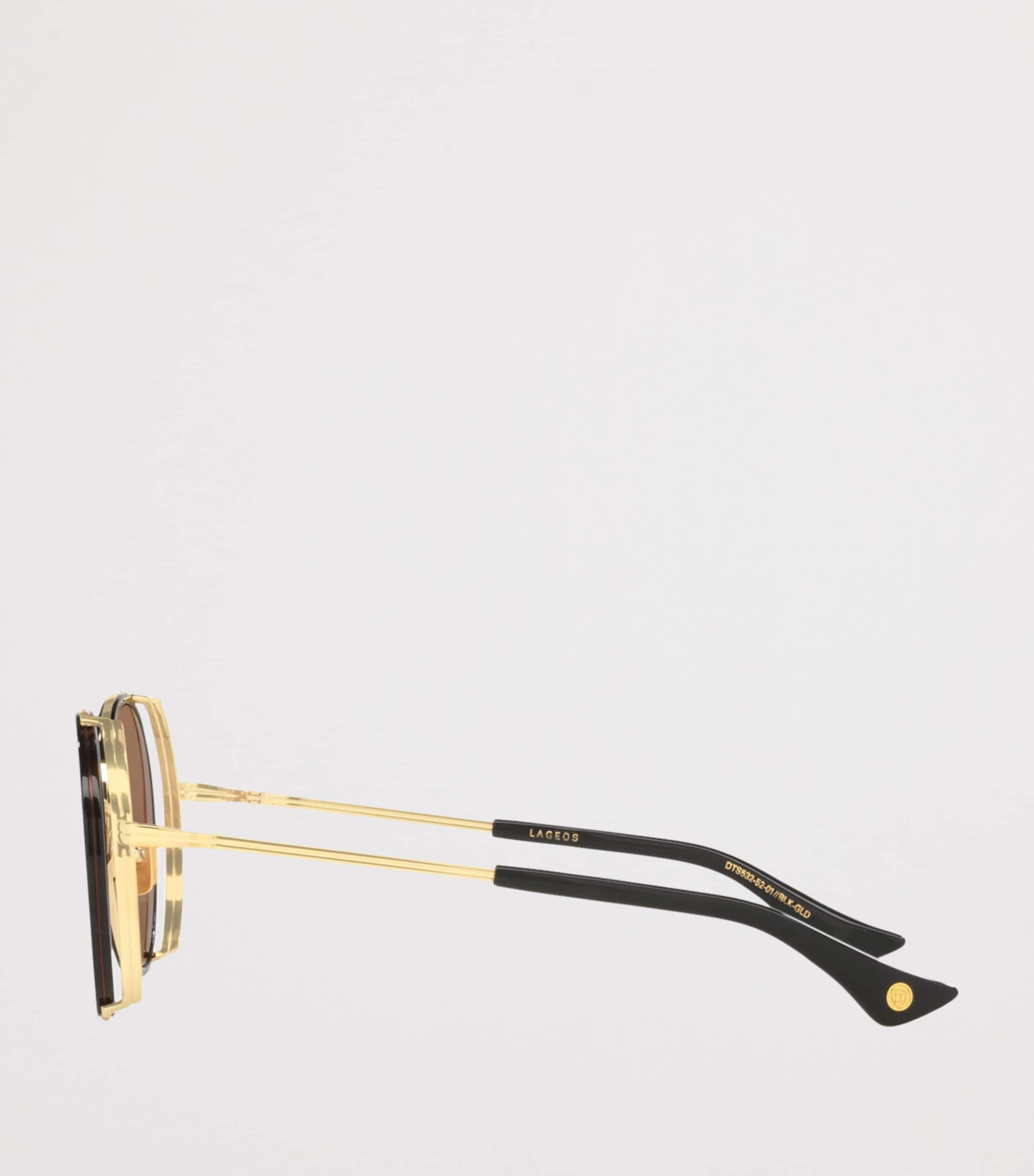 DITA Lageos Round Sunglasses Gold Image 3