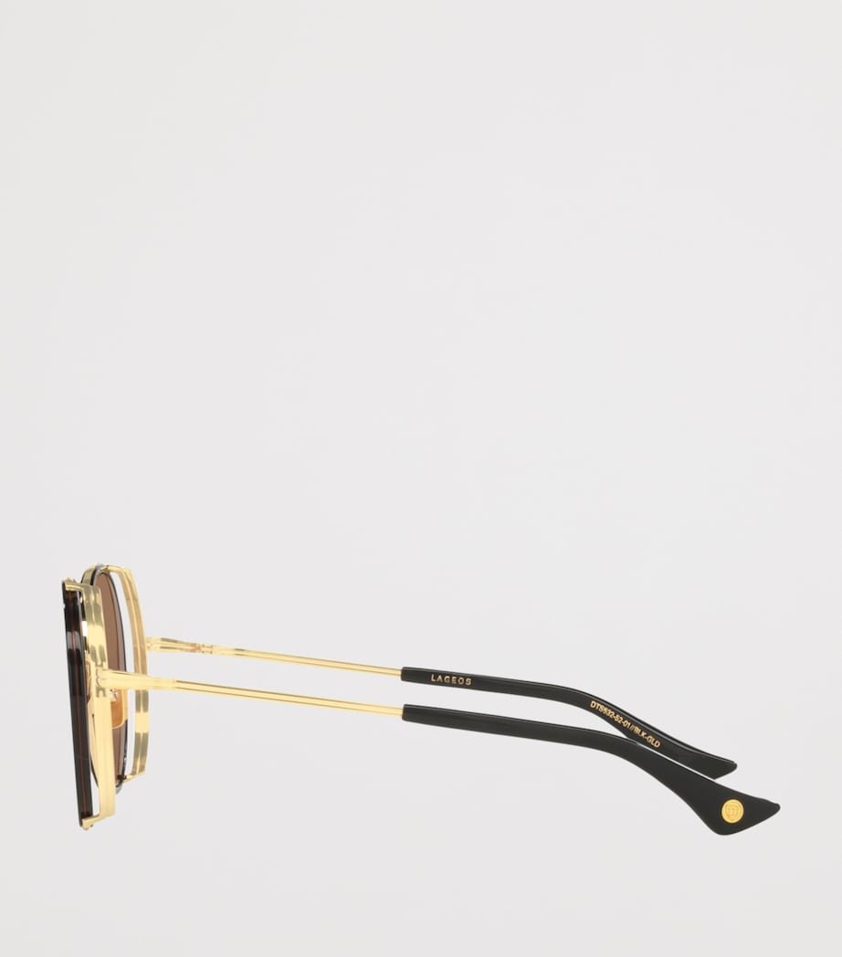 DITA Lageos Round Sunglasses Gold Image 3