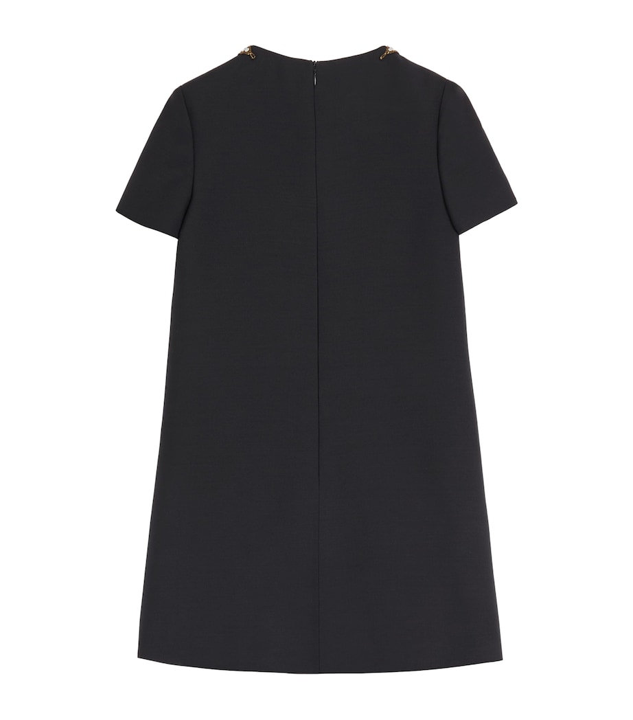 Embellished Collar Mini Dress K92 Image 2