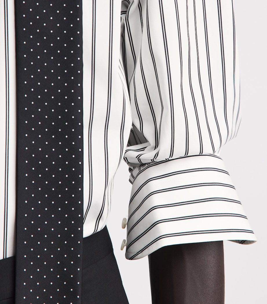 TOM FORD Mens Cotton Stripe Shirt Wnl Image 3