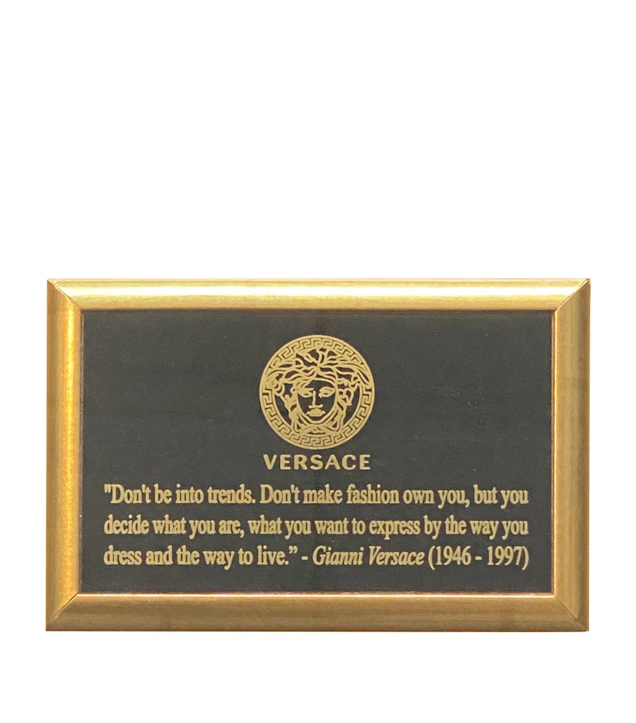 Leipzig Galleries Gianni Versace Signed Photo Framed Display Image 2