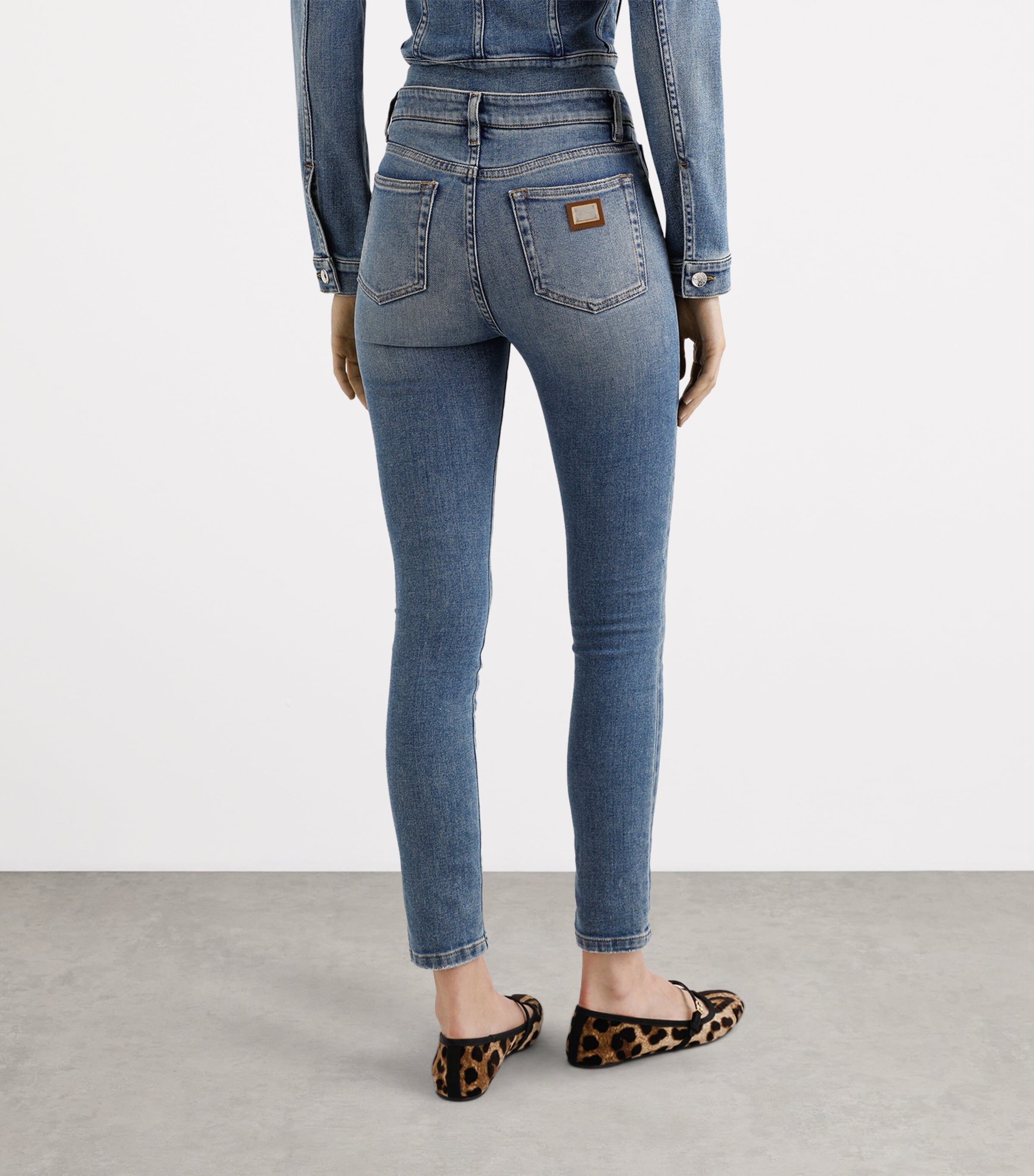 High-Waist Skinny Jeans S9001-COMBINED Image 4