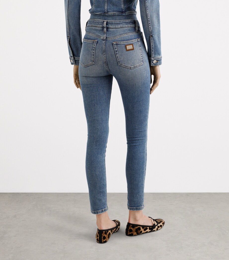 High-Waist Skinny Jeans S9001-COMBINED Image 4