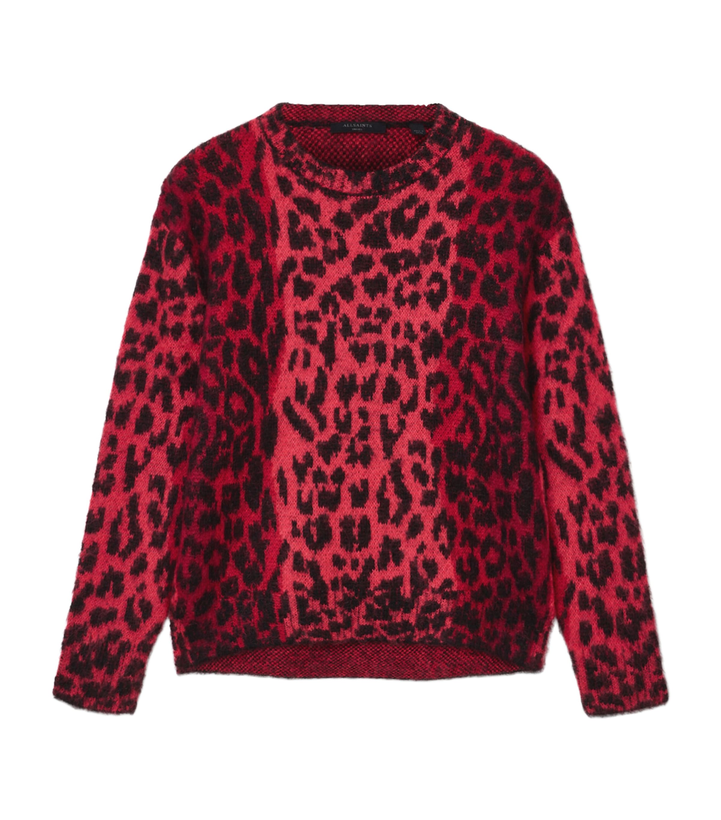 Allsaints Lex Knit Sweater In Red