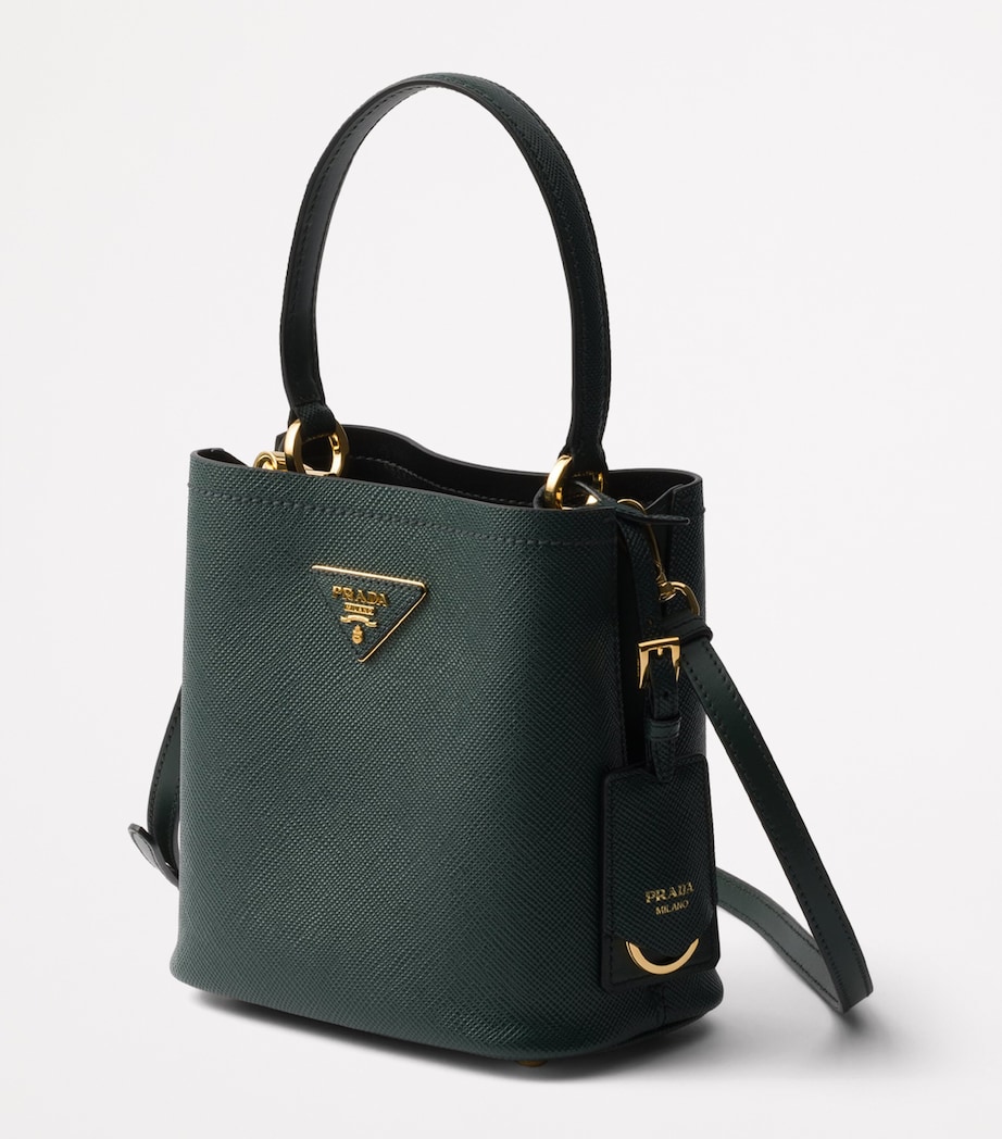 Prada Saffiano Leather Panier Top-Handle Bag Image 2