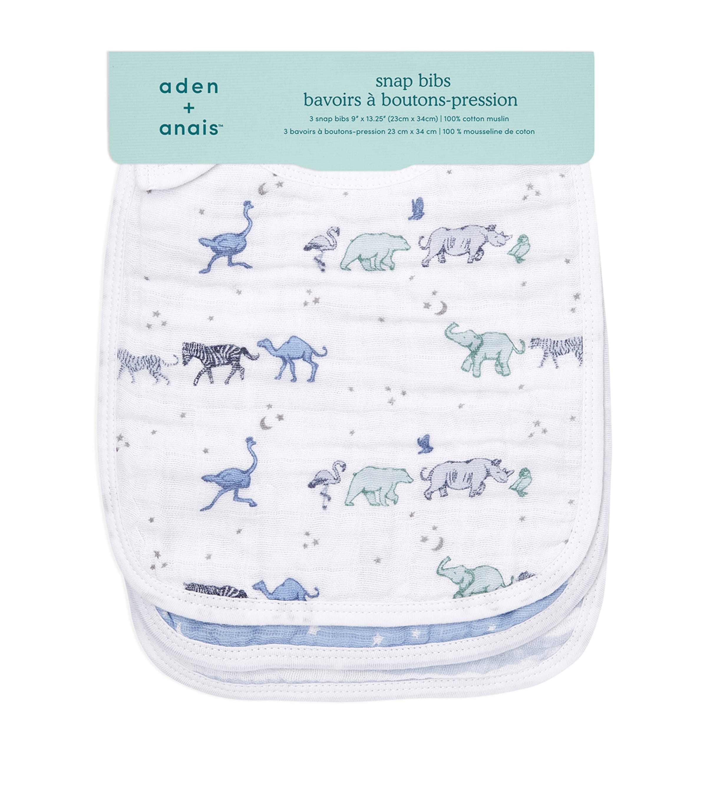 aden + anais Rising Star Bibs (Set of 3) Rising Star Image 2