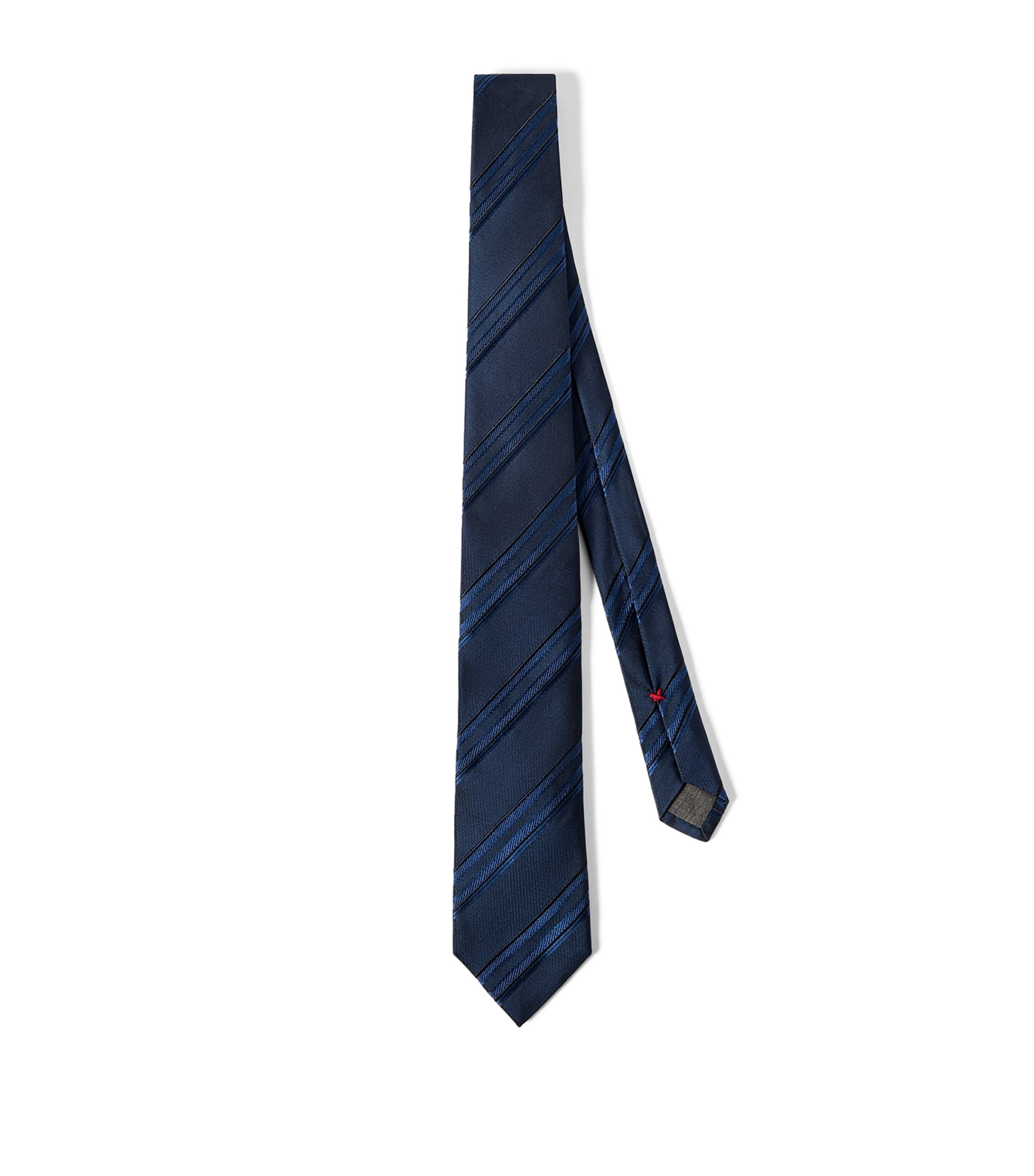 Brunello Cucinelli Silk Regimental Stripe Tie Image 1