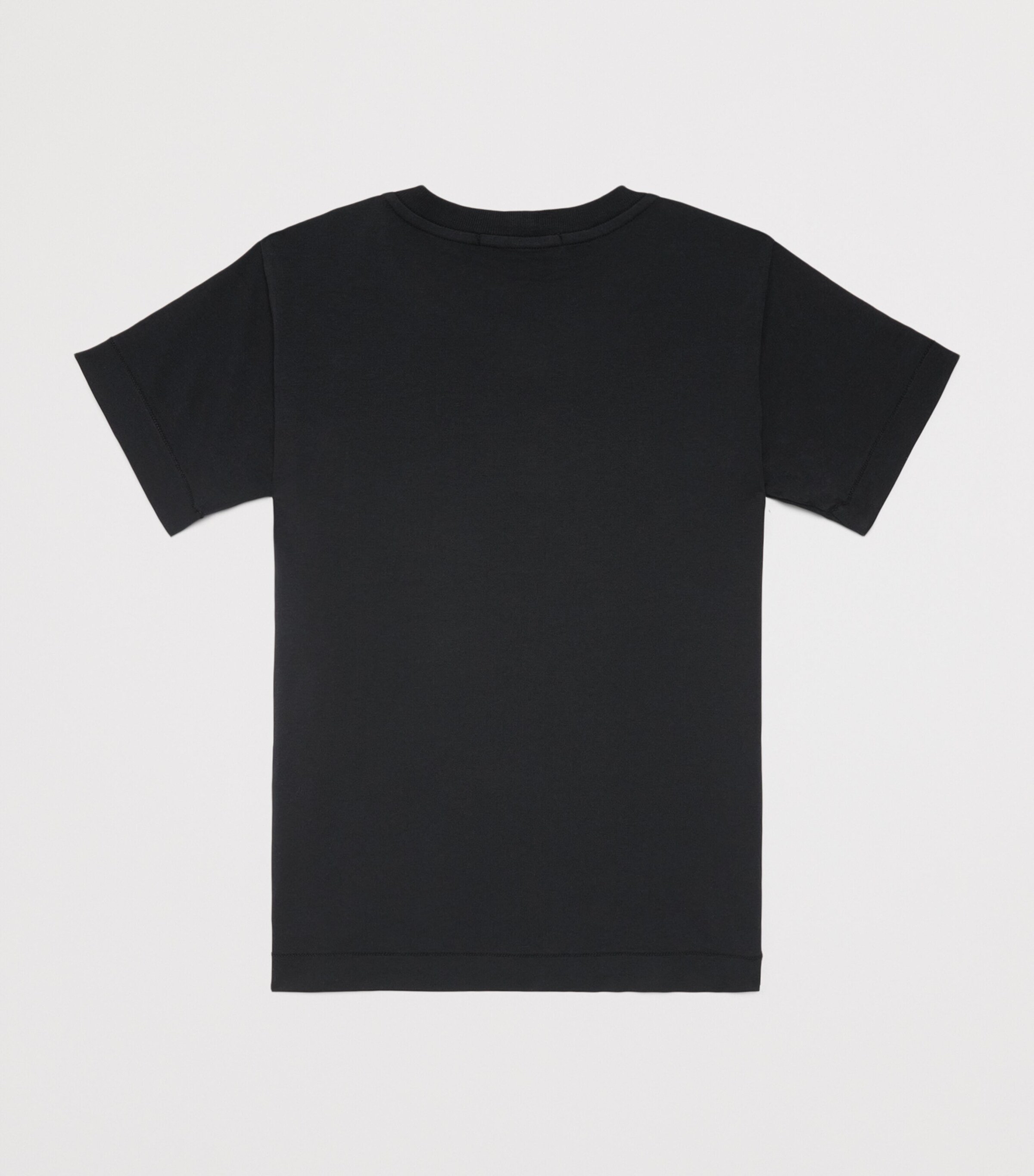 Stone Island Junior Cotton Logo T-Shirt (2-14 Years) Black Image 2