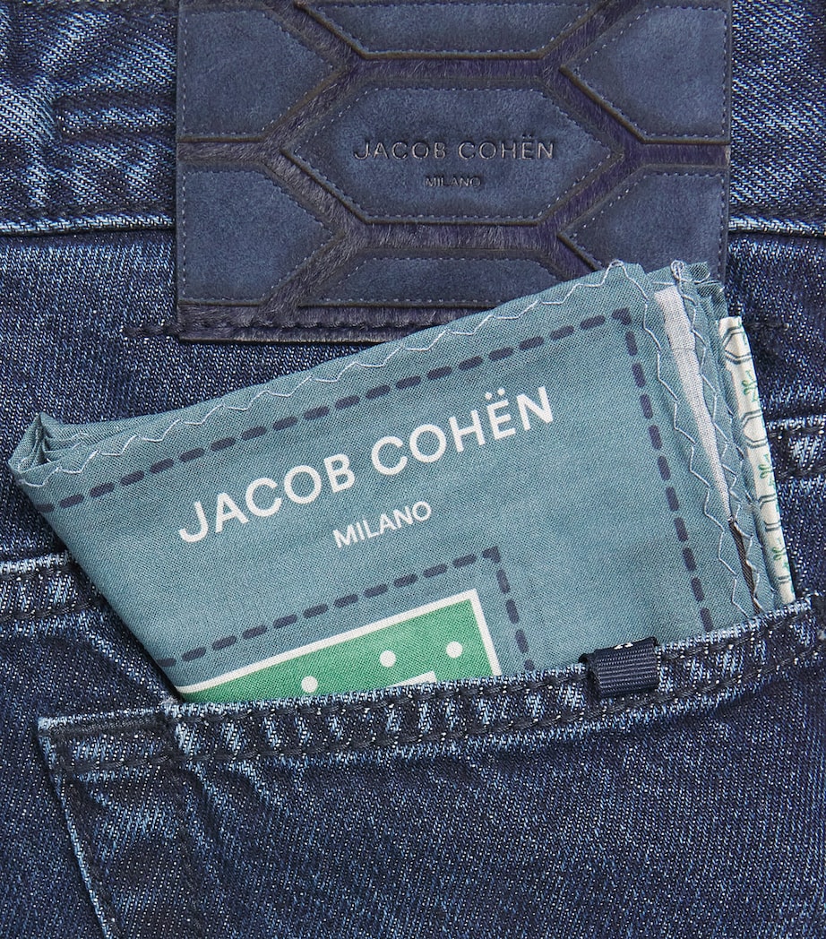 Jacob Cohën Mens Bard Slim Jeans Dark Blue Image 6