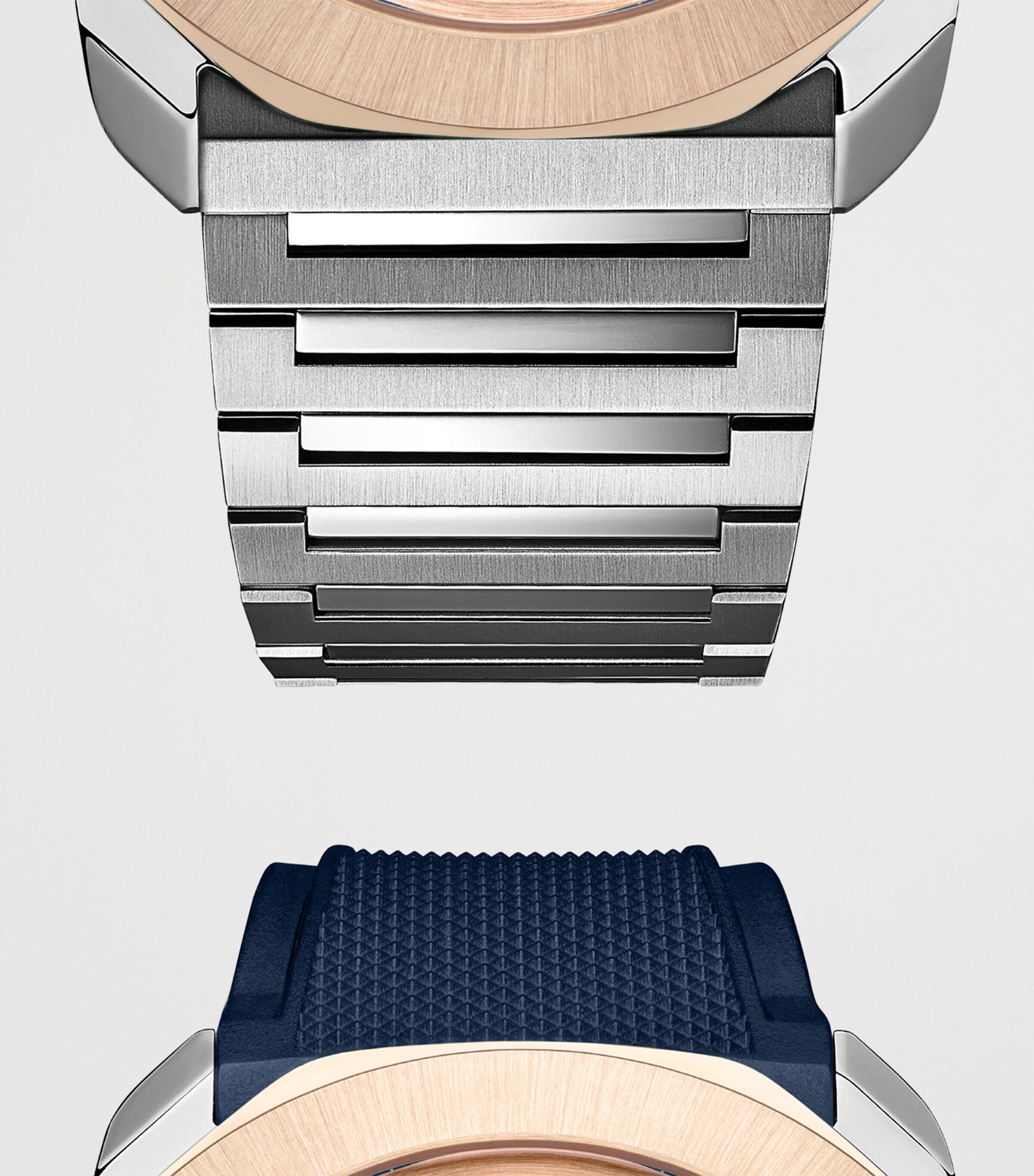 Bvlgari Stainless Steel and Rose Gold Octo Roma Watch 41mm | Harrods AU