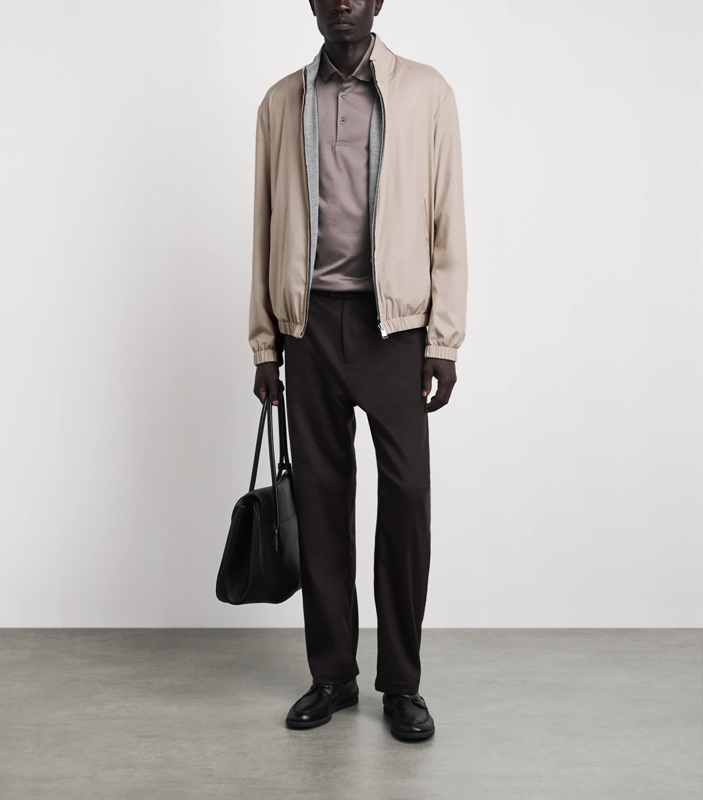Canali Mens Reversible Hybrid Jacket Grey Image 2