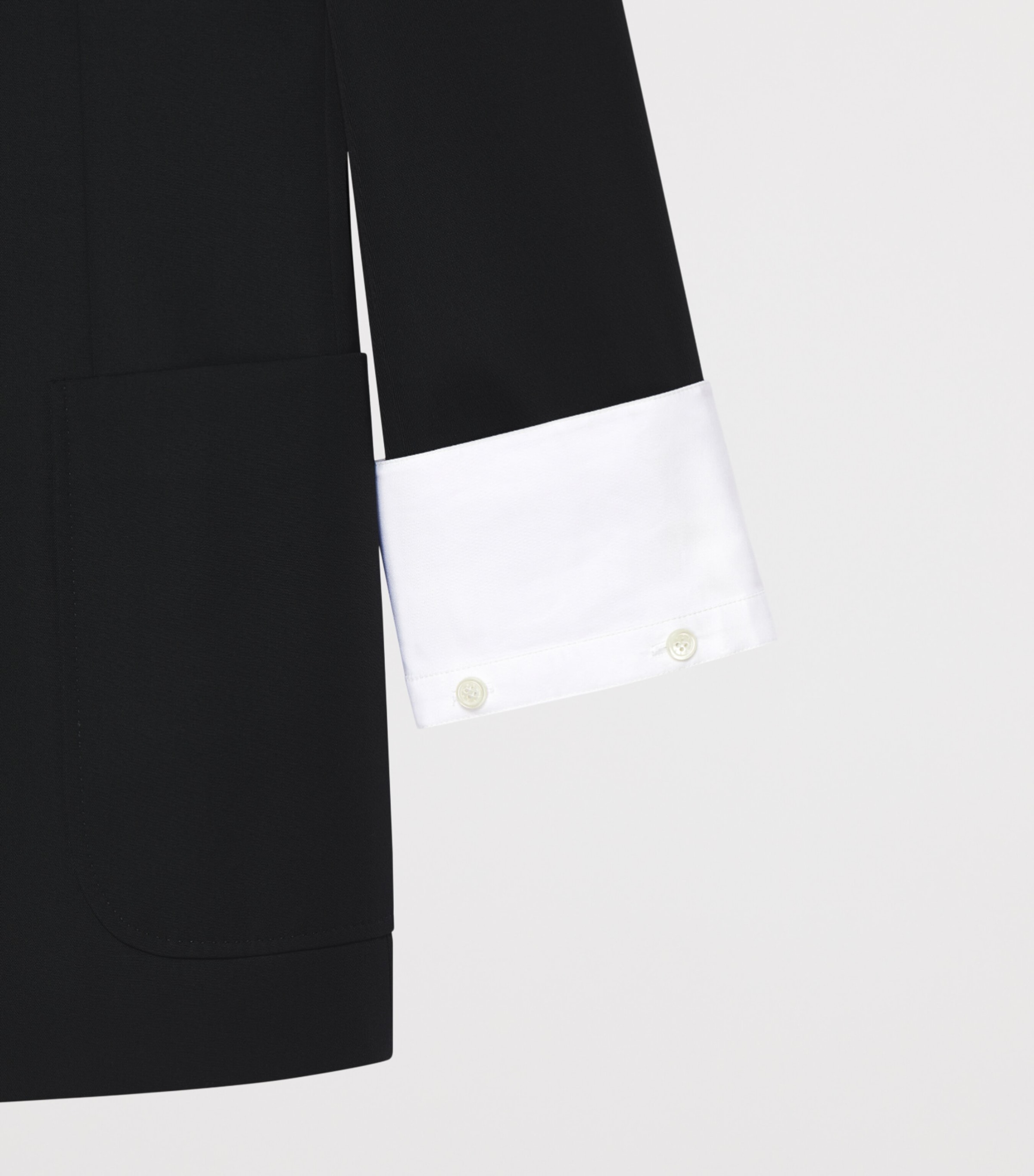 Givenchy Mens Wool Double-Breasted Blazer Image 4