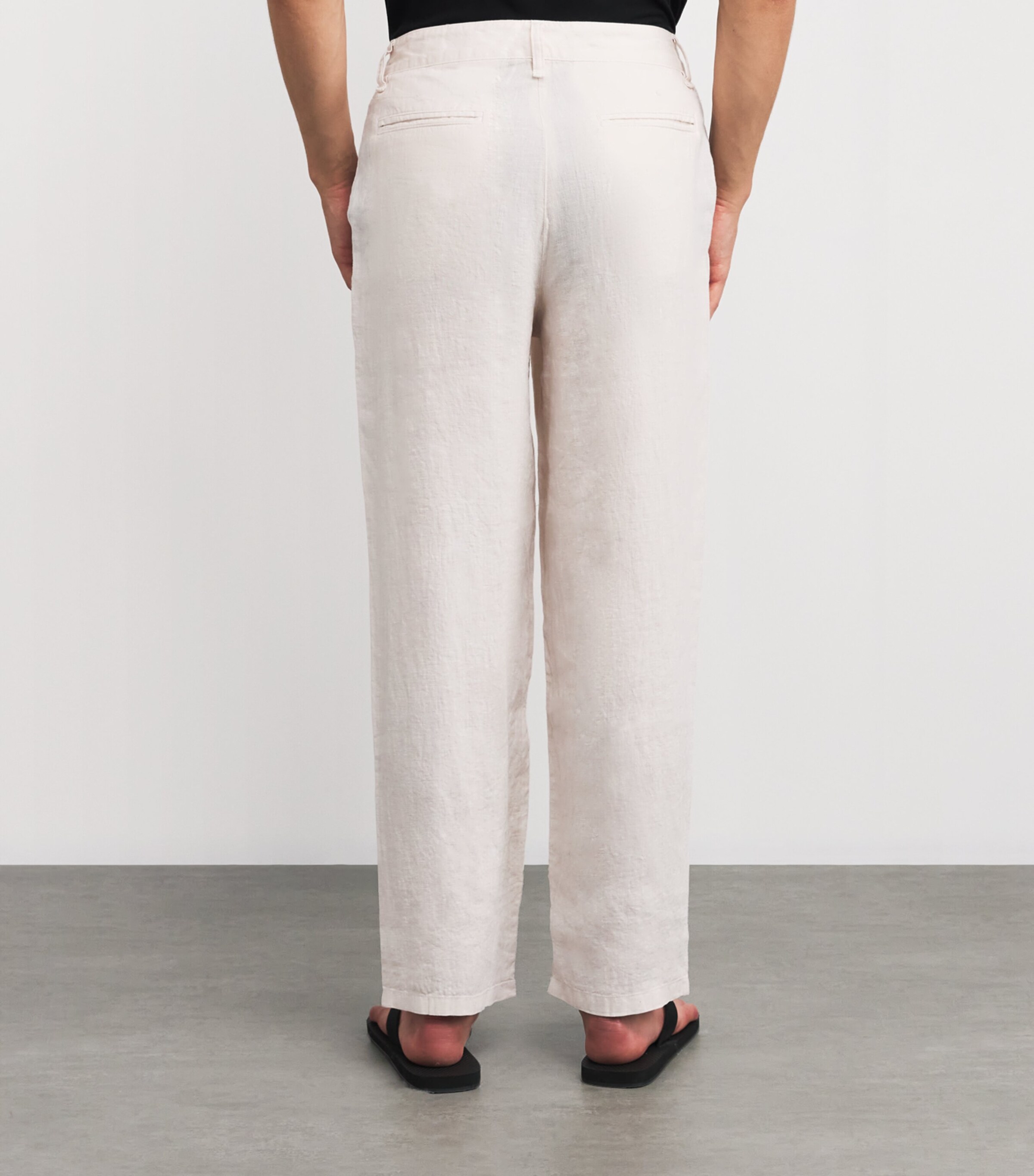 Linen Straight Trousers CHMGR Image 4