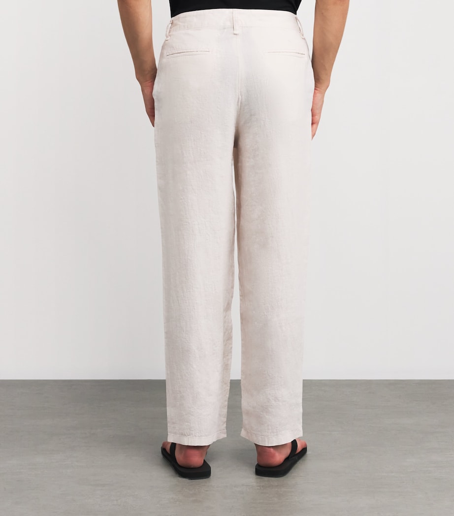 Linen Straight Trousers CHMGR Image 4