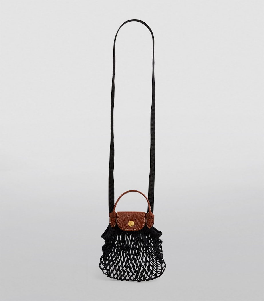 Extra-Small Le Pliage Filet Mesh Bag 001 BLACK Image 6