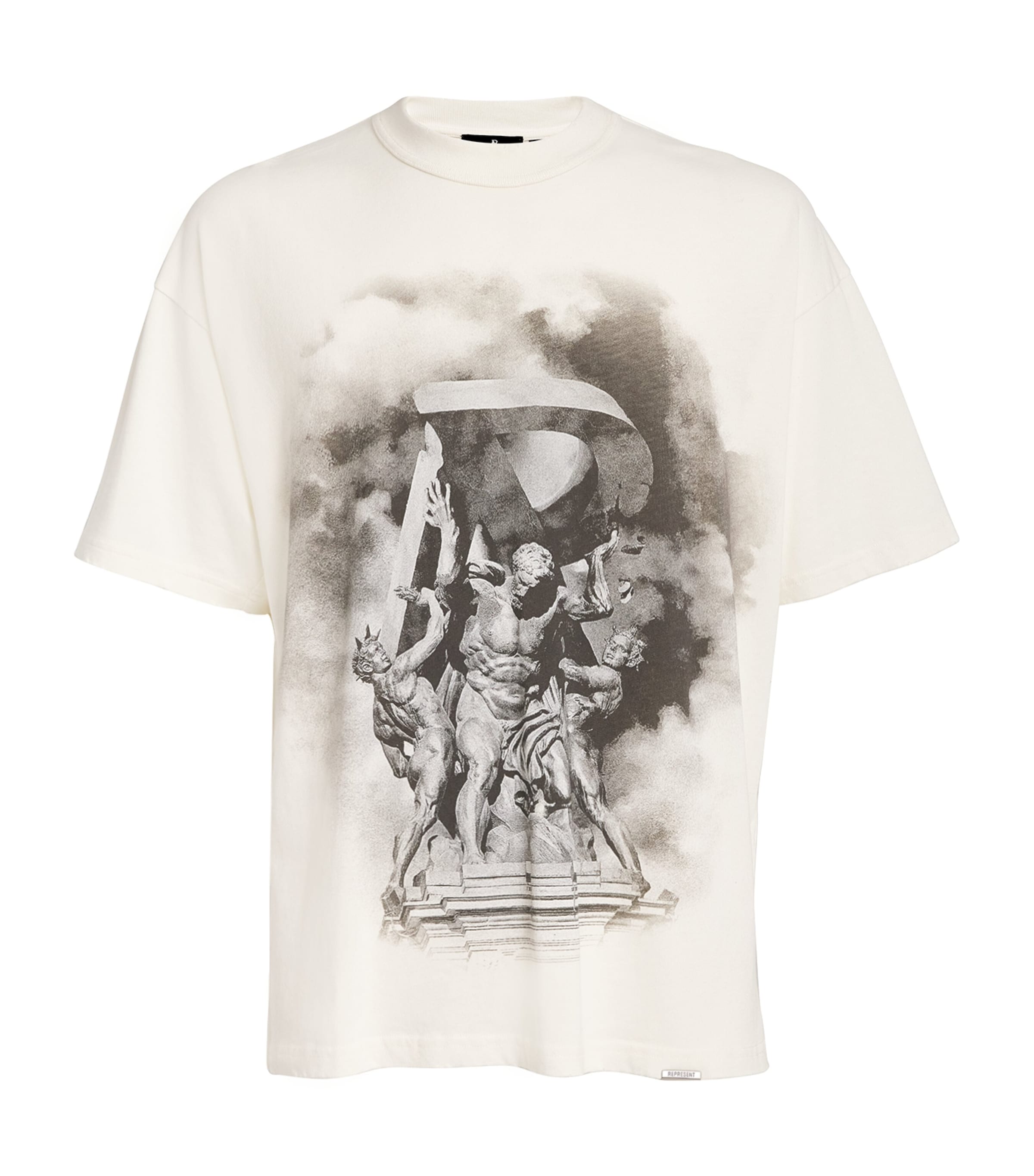 Shop Represent Atlas Print T-shirt In White