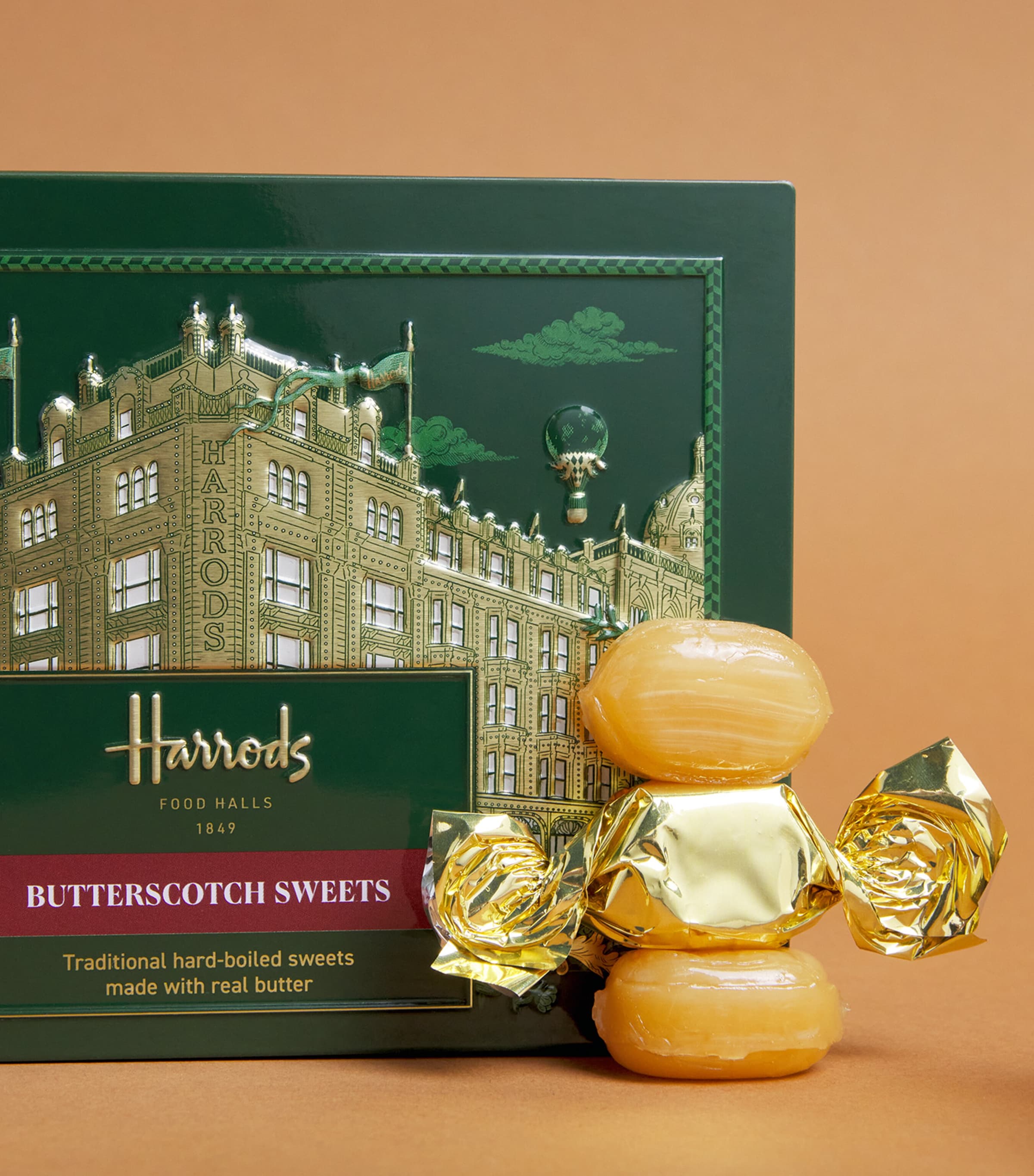 Butterscotch Sweets Building Tin (200g) NO COLOUR Image 2