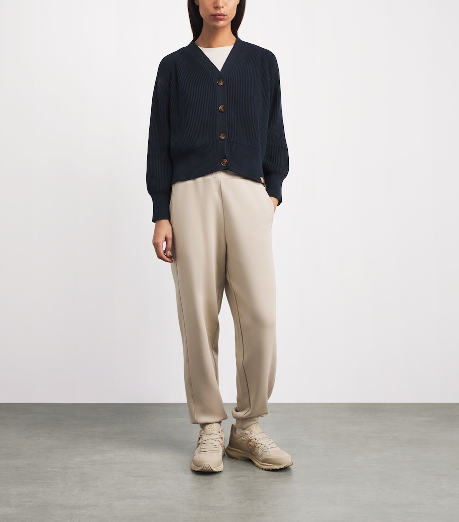 Y.O.U Womens Cotton Kimcote Cardigan Navy Image 2