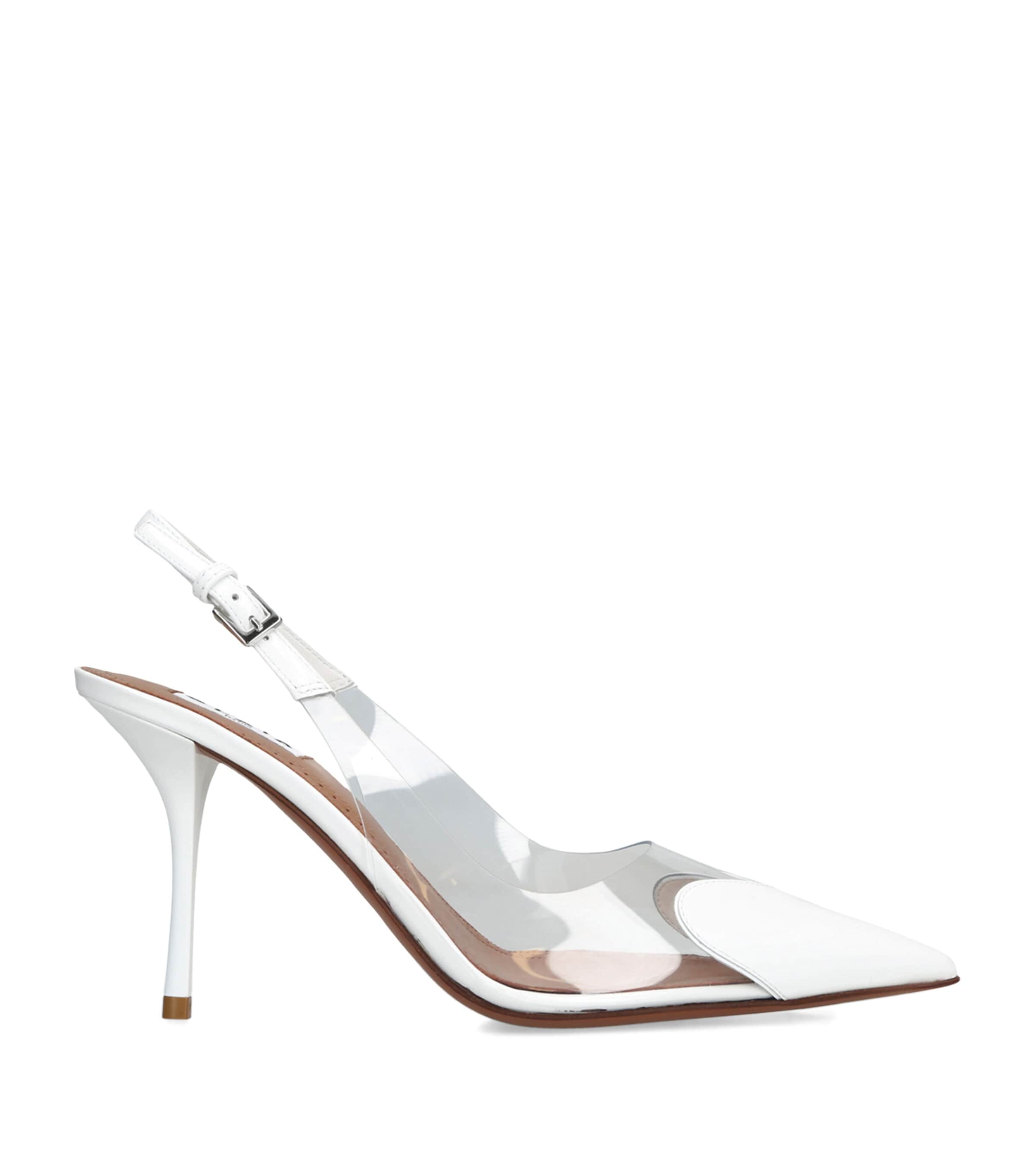 Alaïa Coeur Slingback Pumps 90 White Image 1